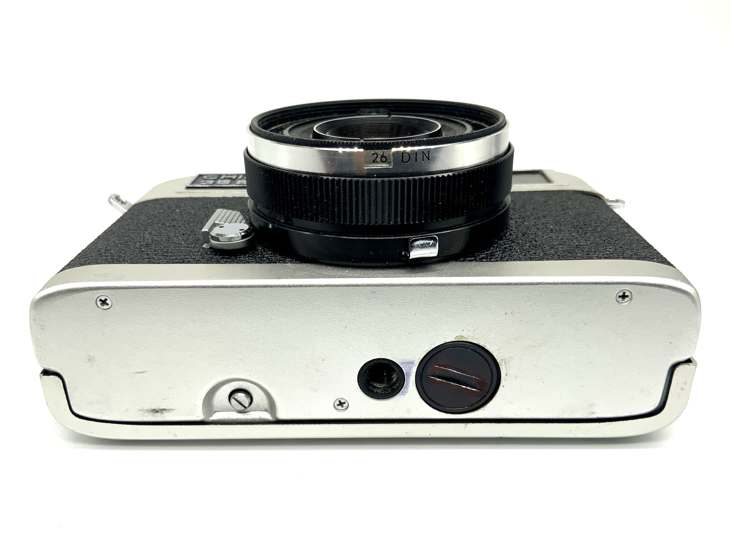 Chinon 35 EE Messsucherkamera mit Chinonex Color 38mm 1:2.7 Analogkamera