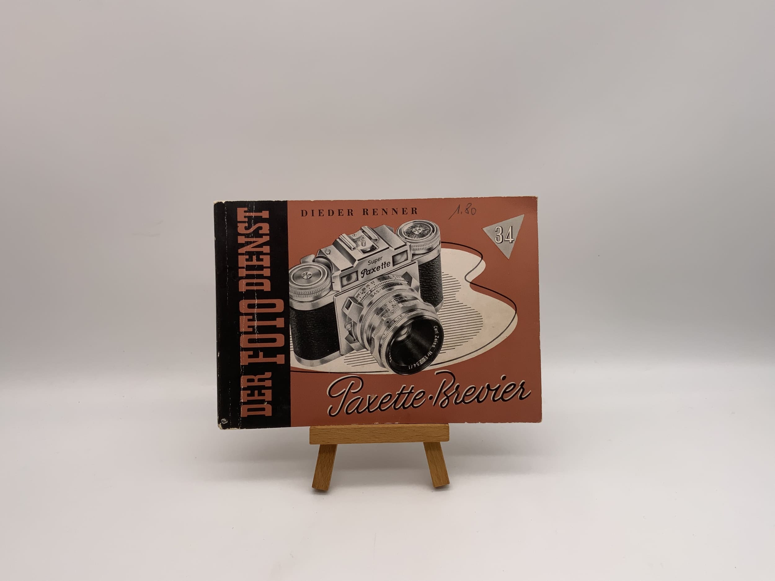 Paxette-Brevier Der Foto Dienst von Dieder Renner Broschüre Deutsch