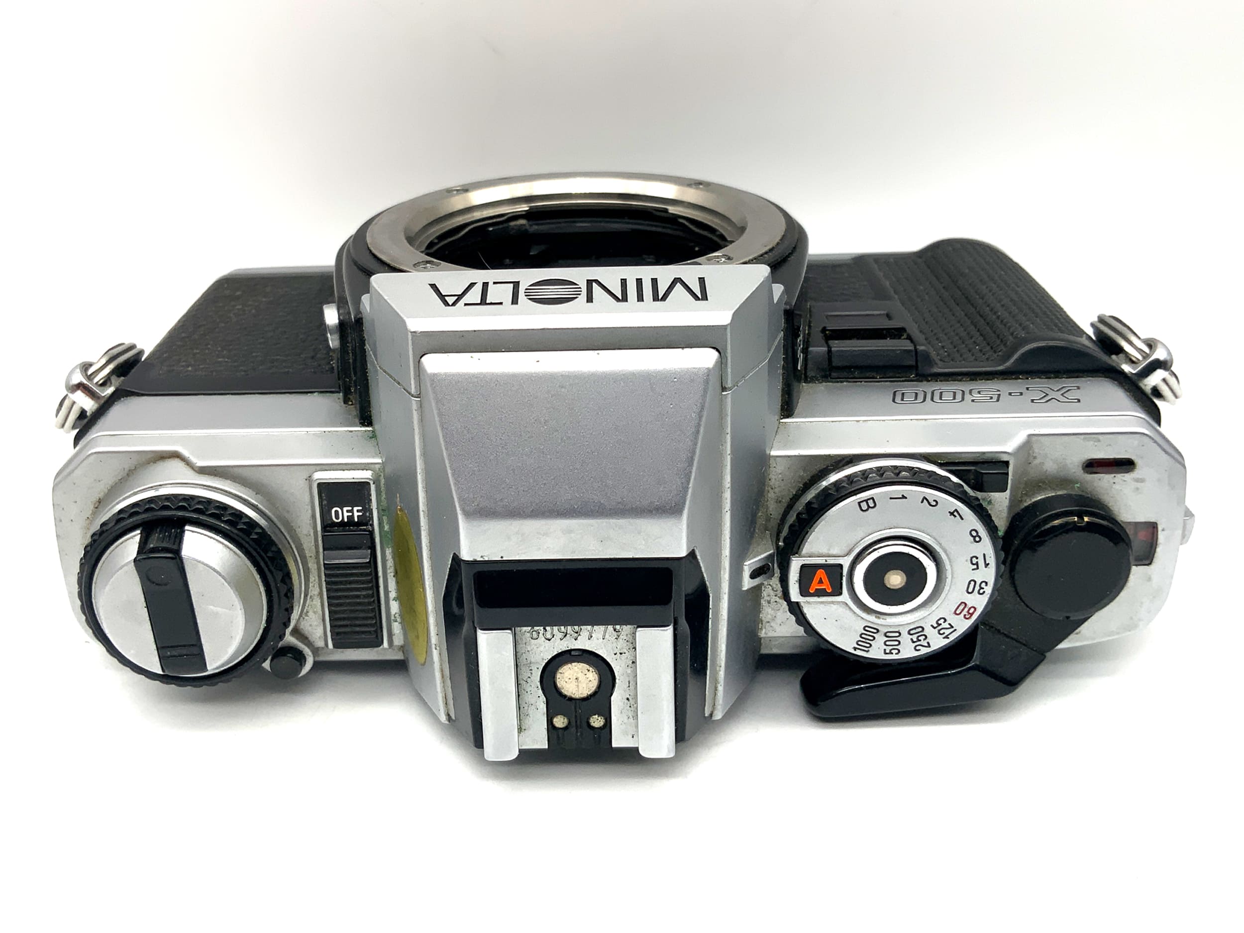 Minolta X-500 SLR 35mm Spiegelreflexkamera analog Body Gehäuse (Minolta MD)