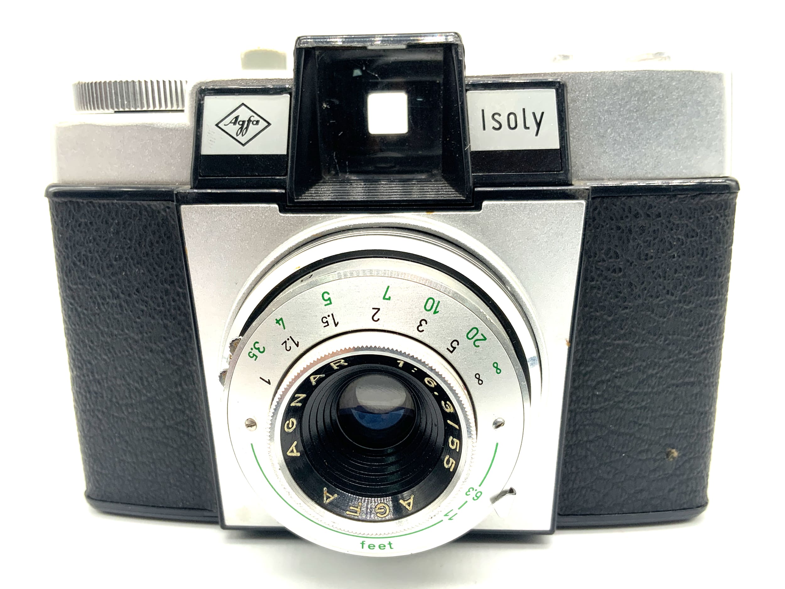 Agfa Isoly Sucherkamera mit Agnar 55mm 1:6.3 Singlo Kompaktkamera Analogkamera