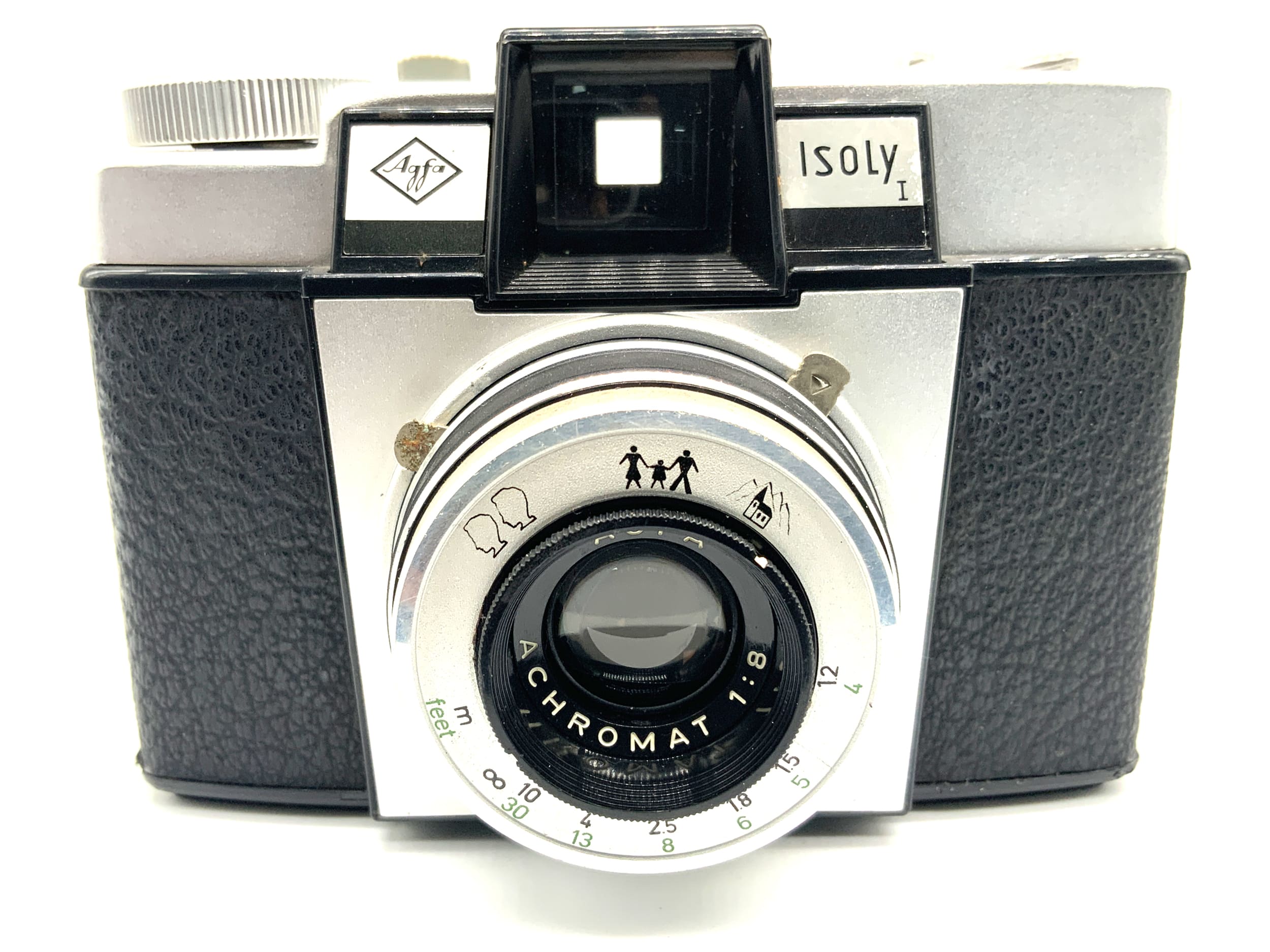 Agfa Isola I Sucherkamera mit Achromat 1:8 Kompaktkamera Analogkamera