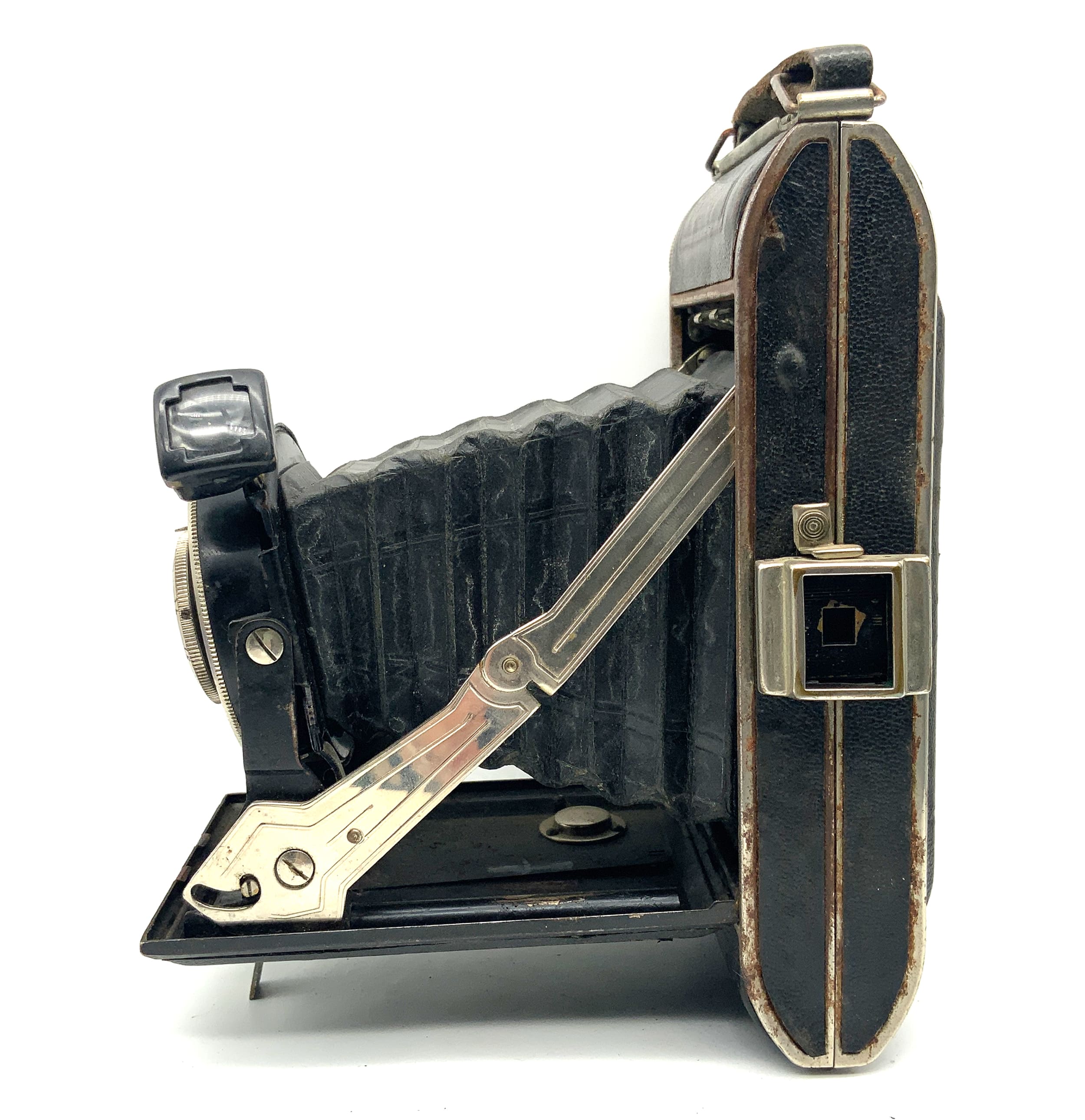 E. Birnbaum Rumburg Klappkamera mit Doxanar Anastigmat 10,5cm 1:4.5