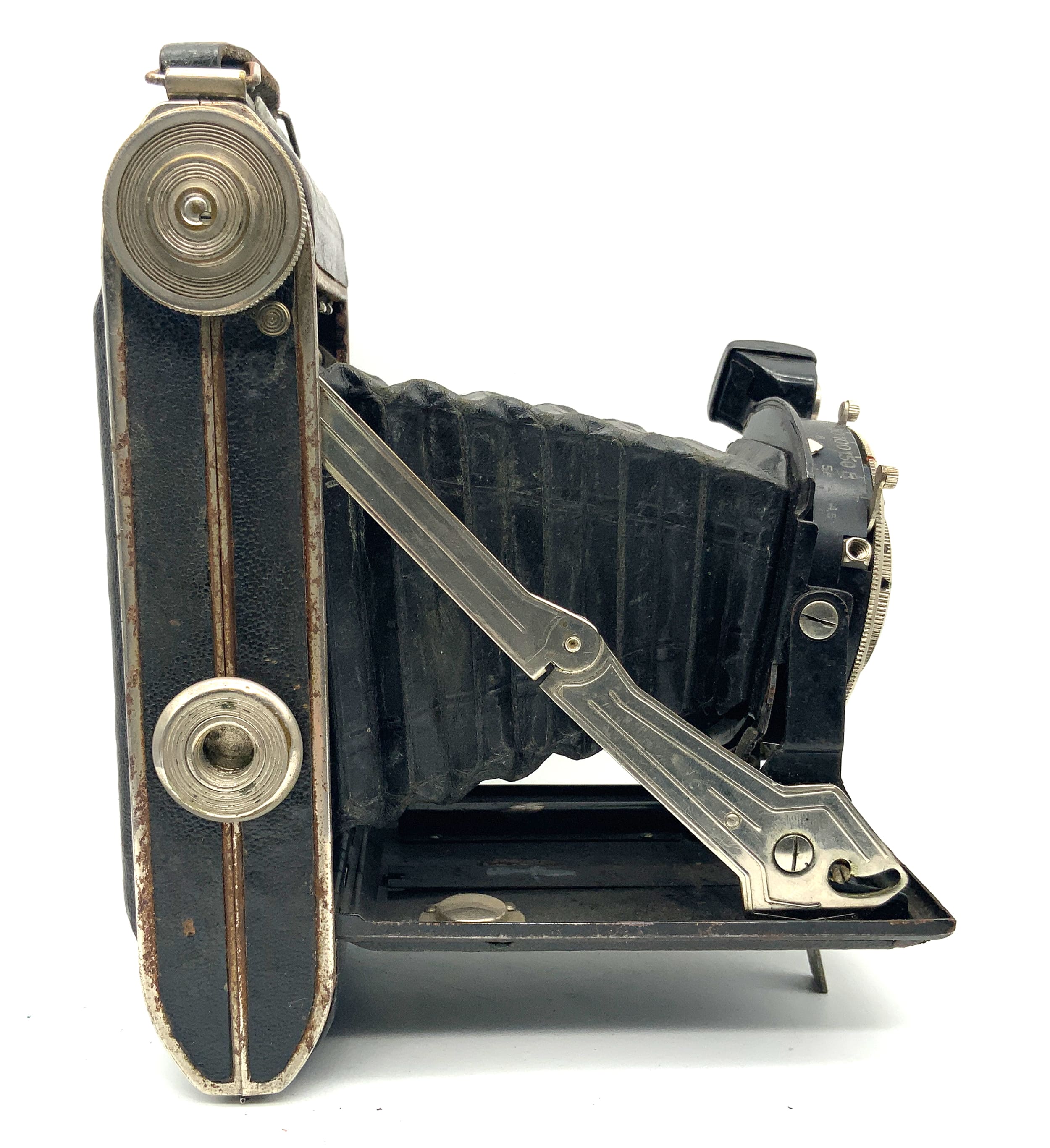 E. Birnbaum Rumburg Klappkamera mit Doxanar Anastigmat 10,5cm 1:4.5