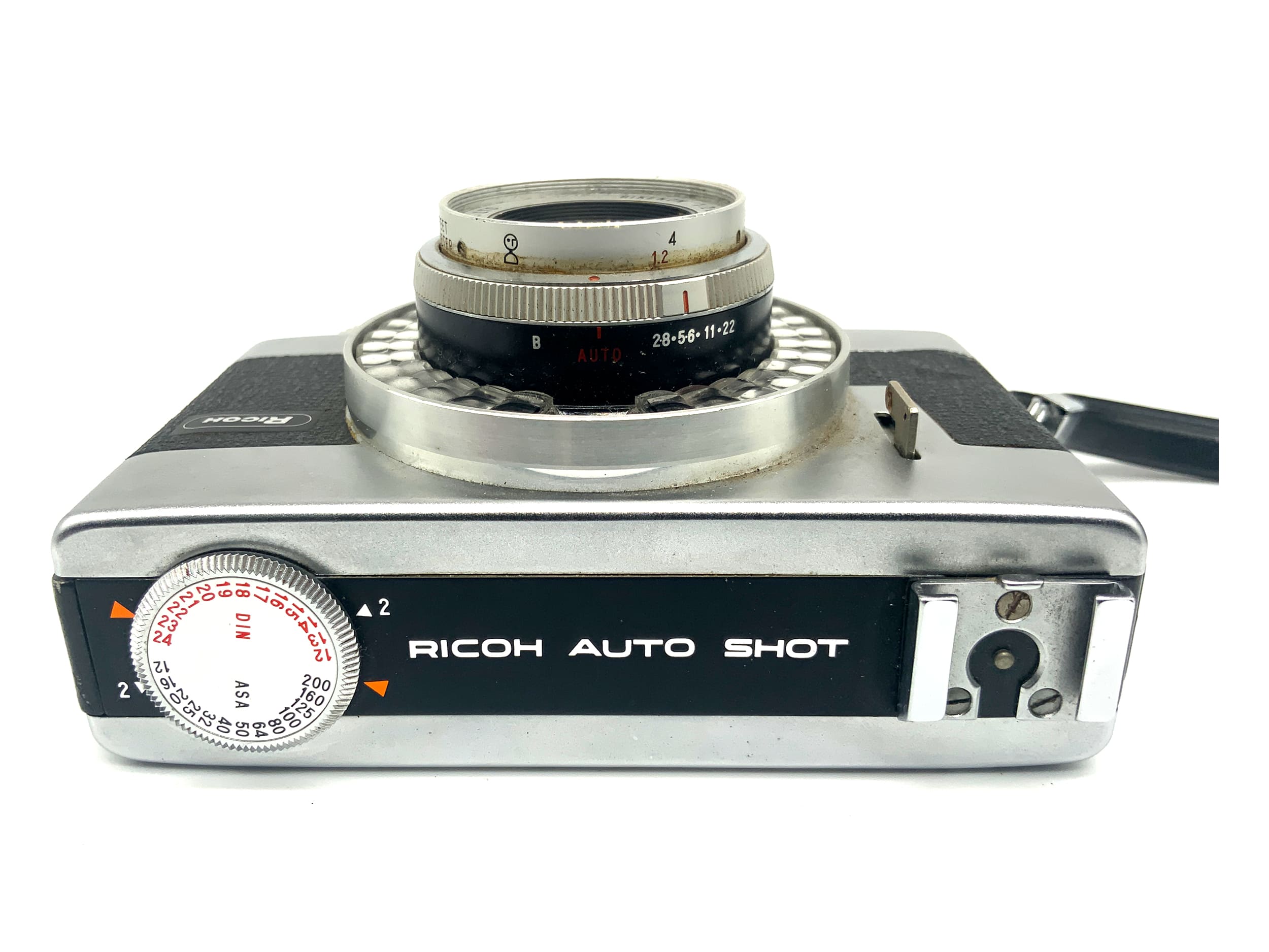 Ricoh Auto Shot Sucherkamera mit Rikenon 35mm 1:2.8 Kompaktkamera Analogkamera