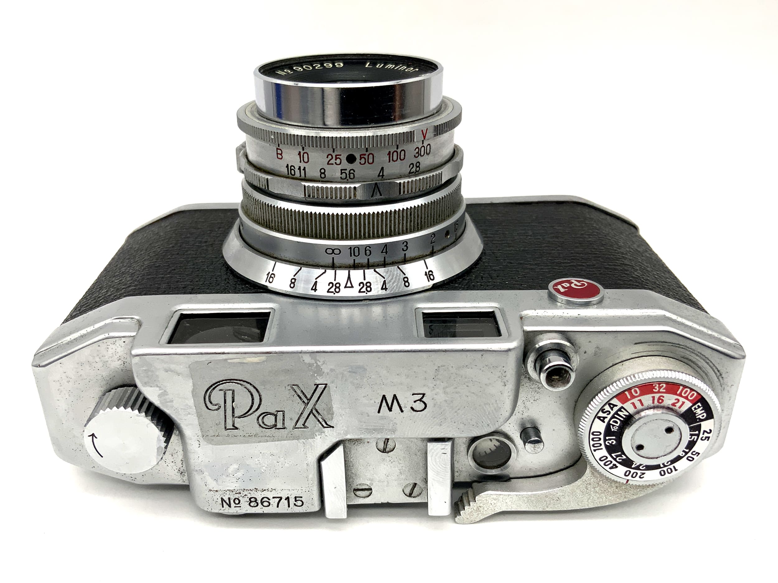 PaX M3 Messsucherkamera mit Luminor Anastigmat 45mm 1:2.8 Analogkamera