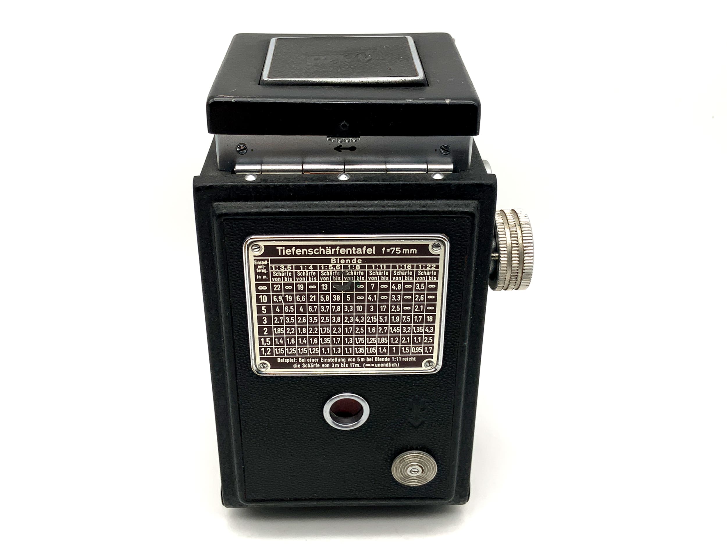 Welta Reflekta II TLR mit Meyer-Optik Trioplan 75mm 1:3,5 zweiäugig