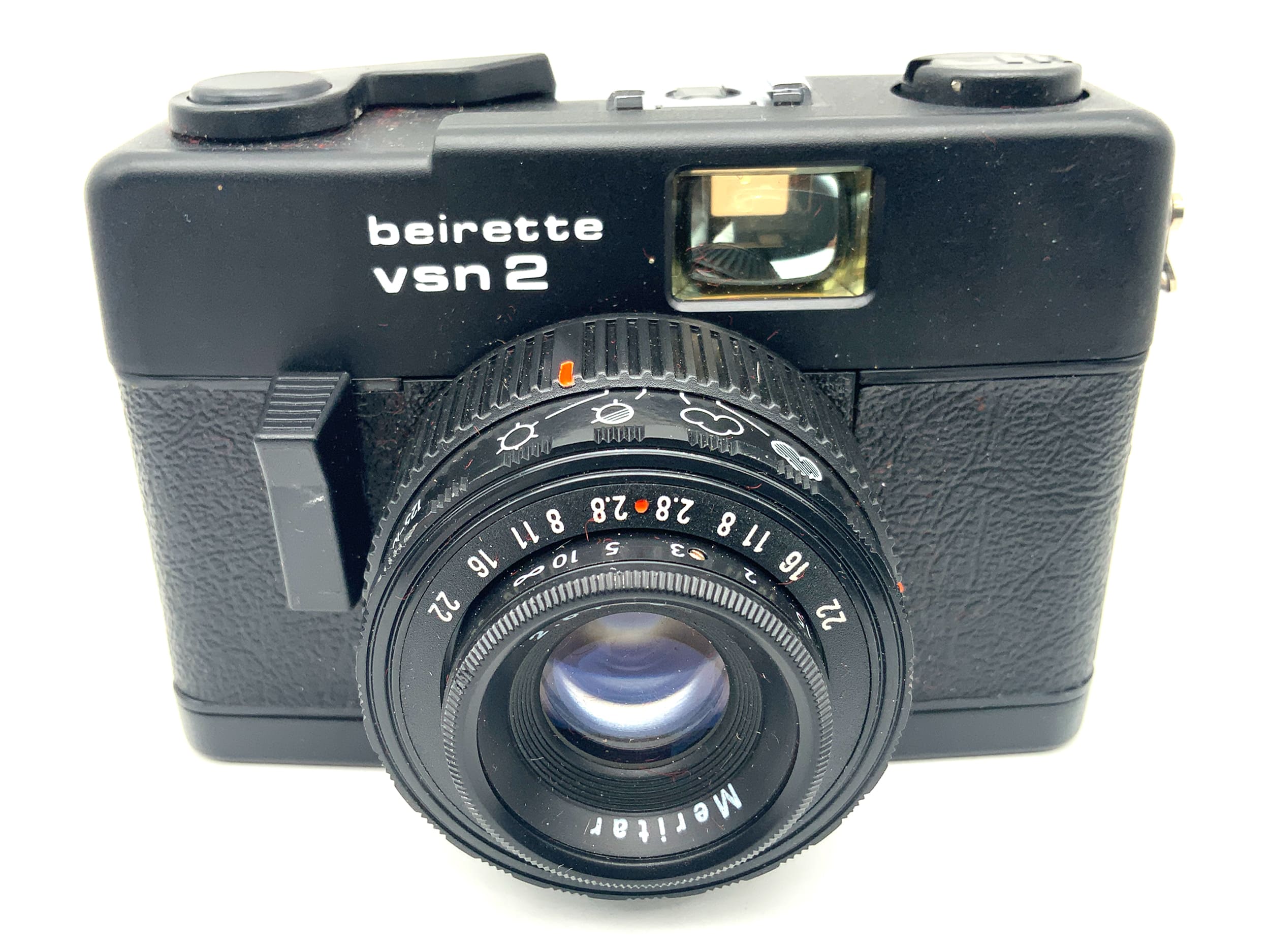 Carl Zeiss Jena Beirette VSN 2 Sucherkamera mit Meritar 45mm 1:2.8 Analogkamera