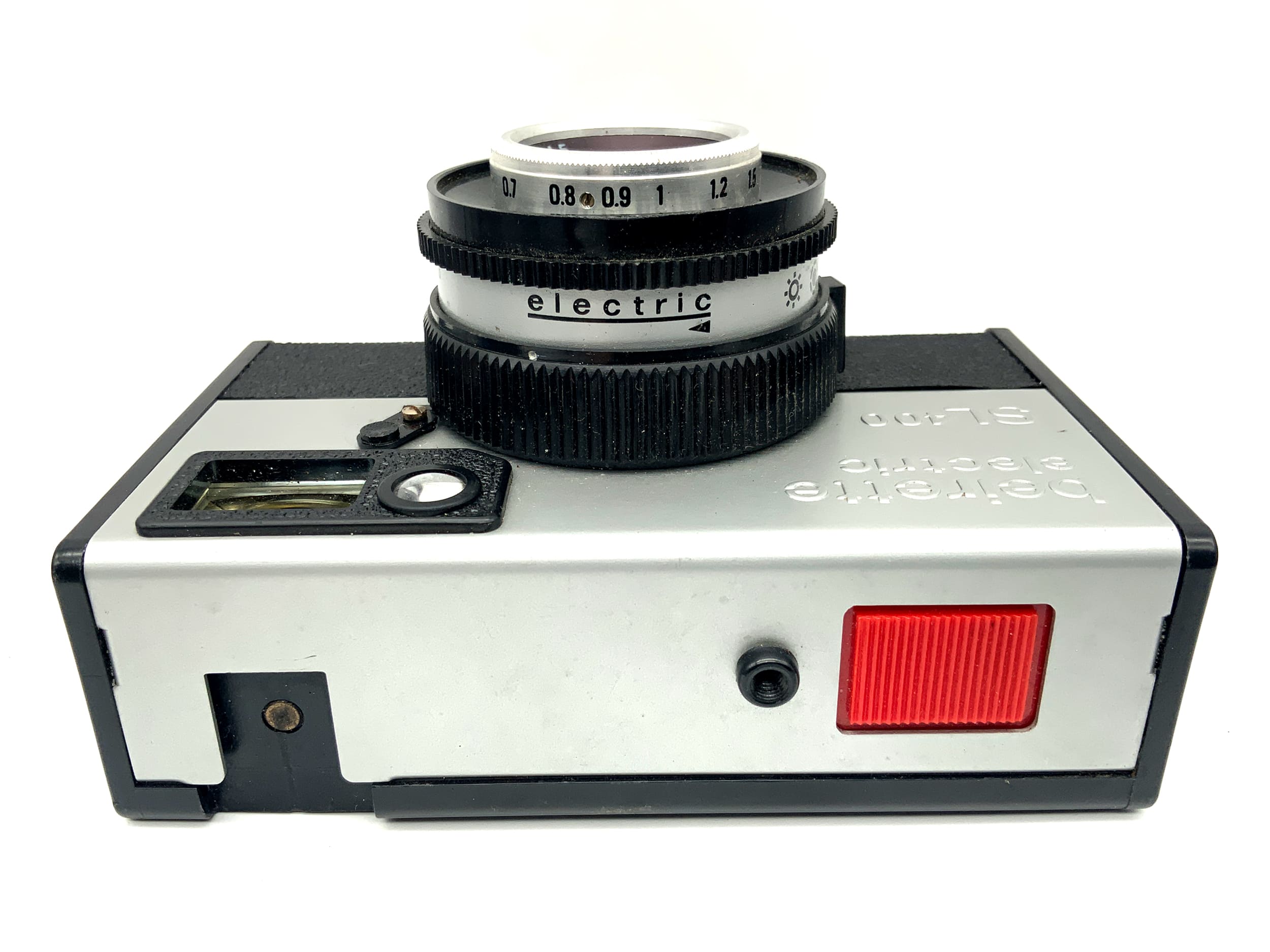 Beirette Electric SL 400 Sucherkamera mit Meritar 45mm 1:2.8 Analogkamera