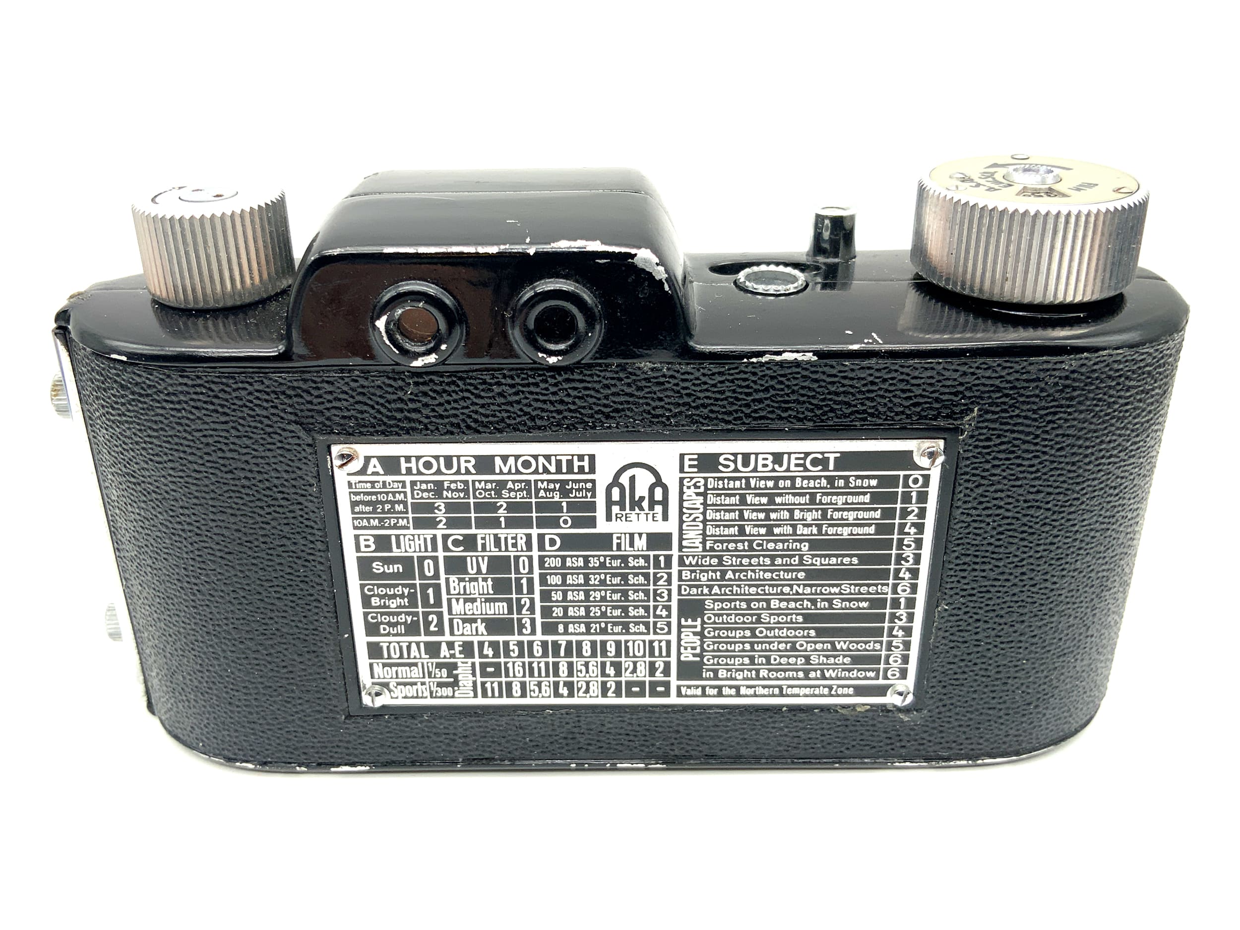 AkA Akarette Sucherkamera mit Isco Göttingen Westron 35mm 1:4.5 Analogkamera