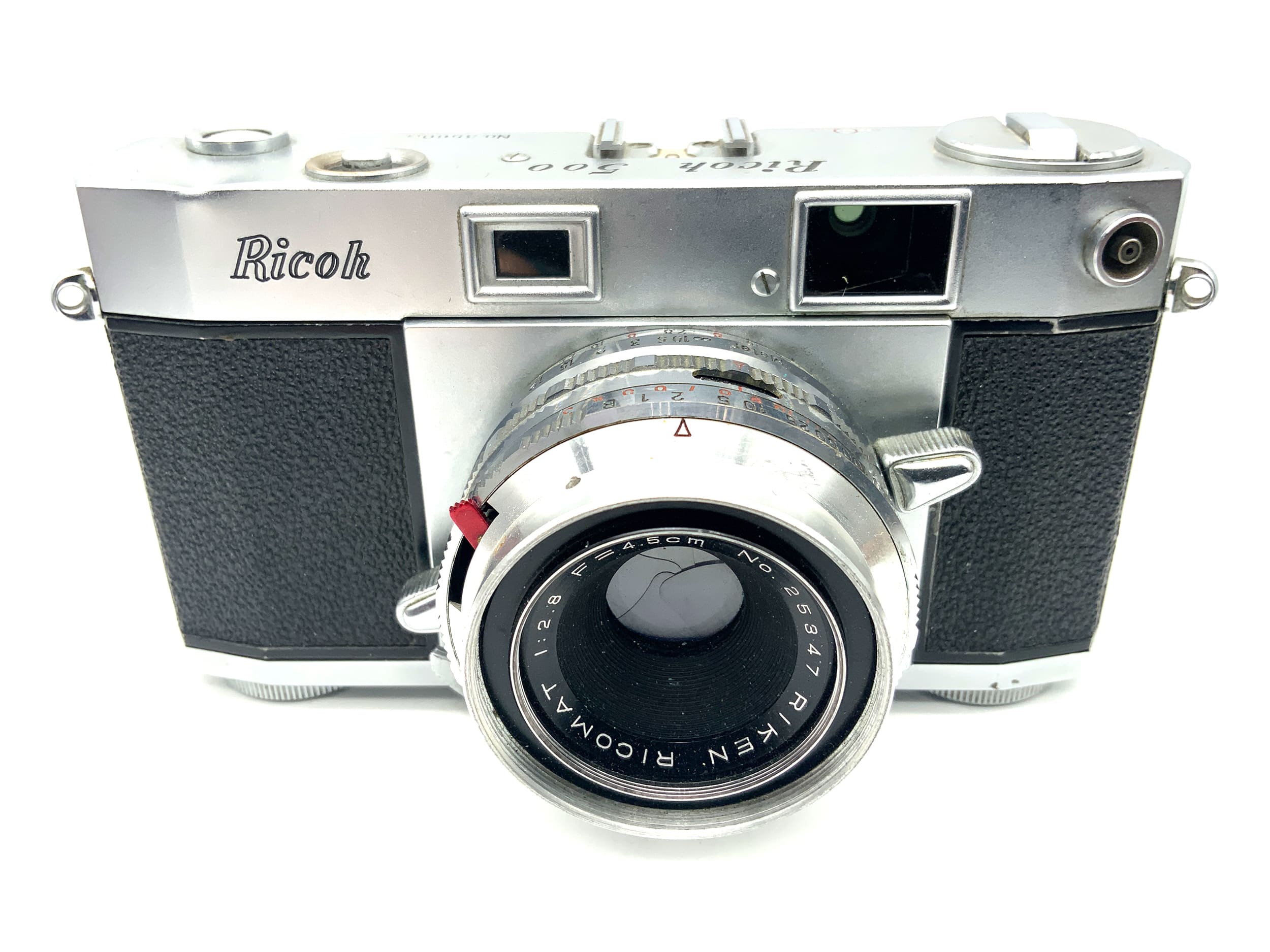Ricoh 500 Sucherkamera mit Rikomat 4,5cm 1:2.8 Kompaktkamera Analogkamera