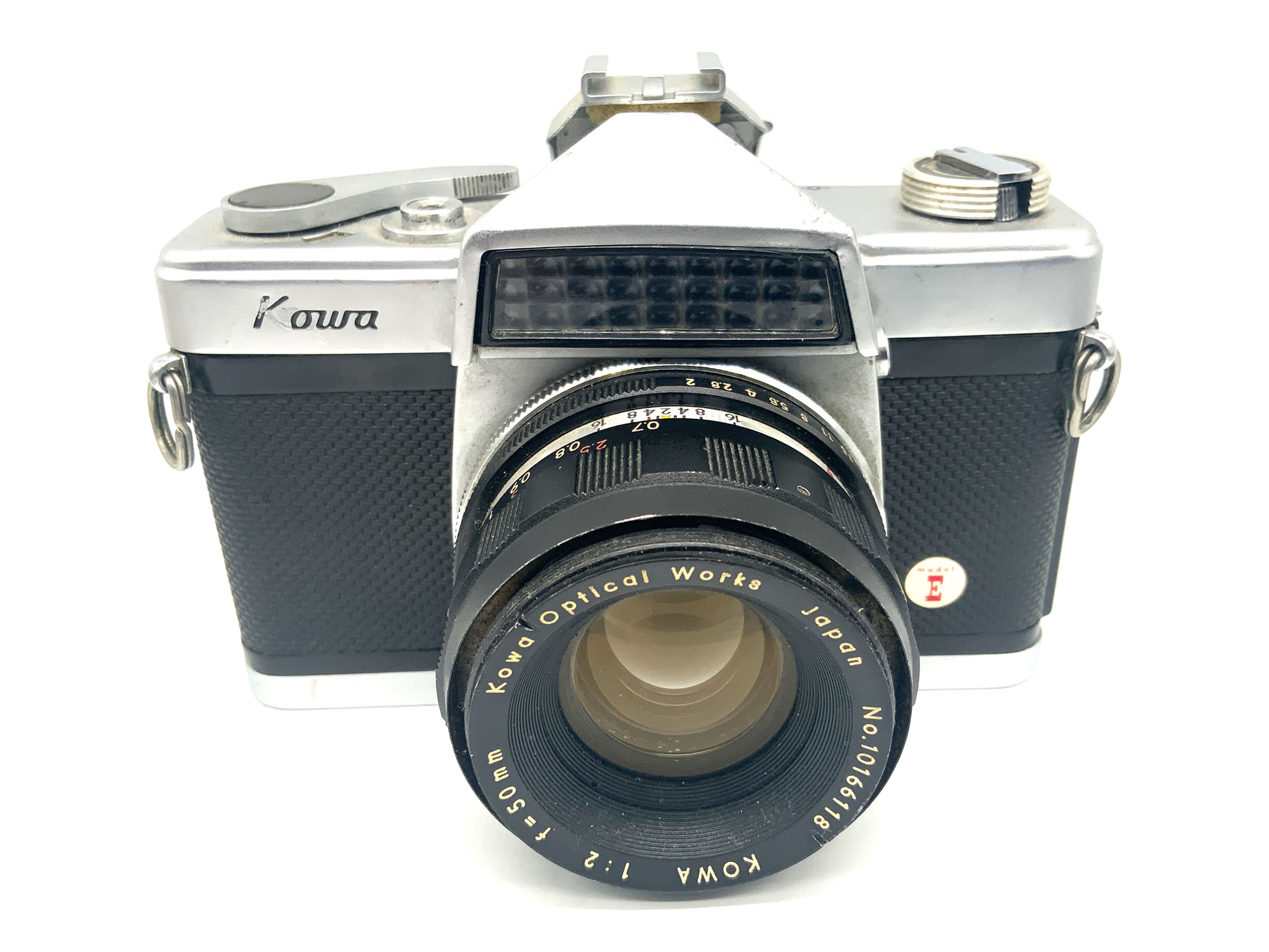 Kowa Model E SLR 35mm Spiegelreflexkamera analog Body Gehäuse (50mm 1:2)
