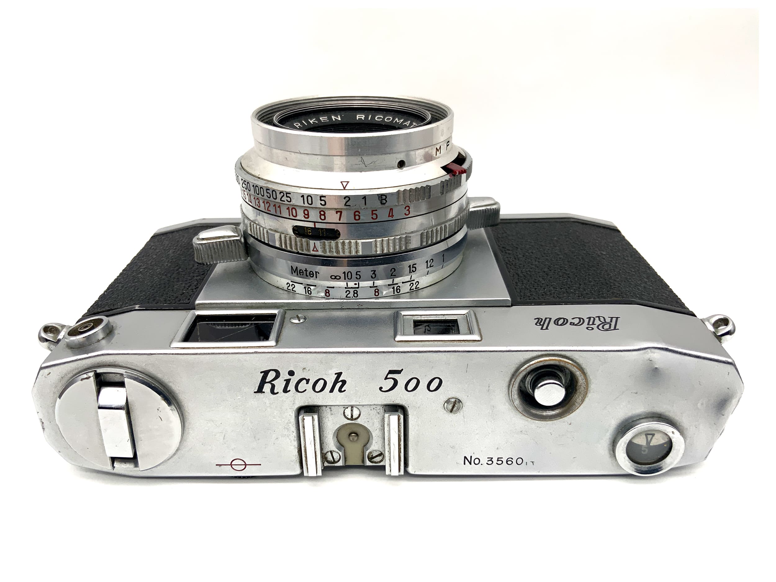 Ricoh 500 Sucherkamera mit Rikomat 4,5cm 1:2.8 Kompaktkamera Analogkamera