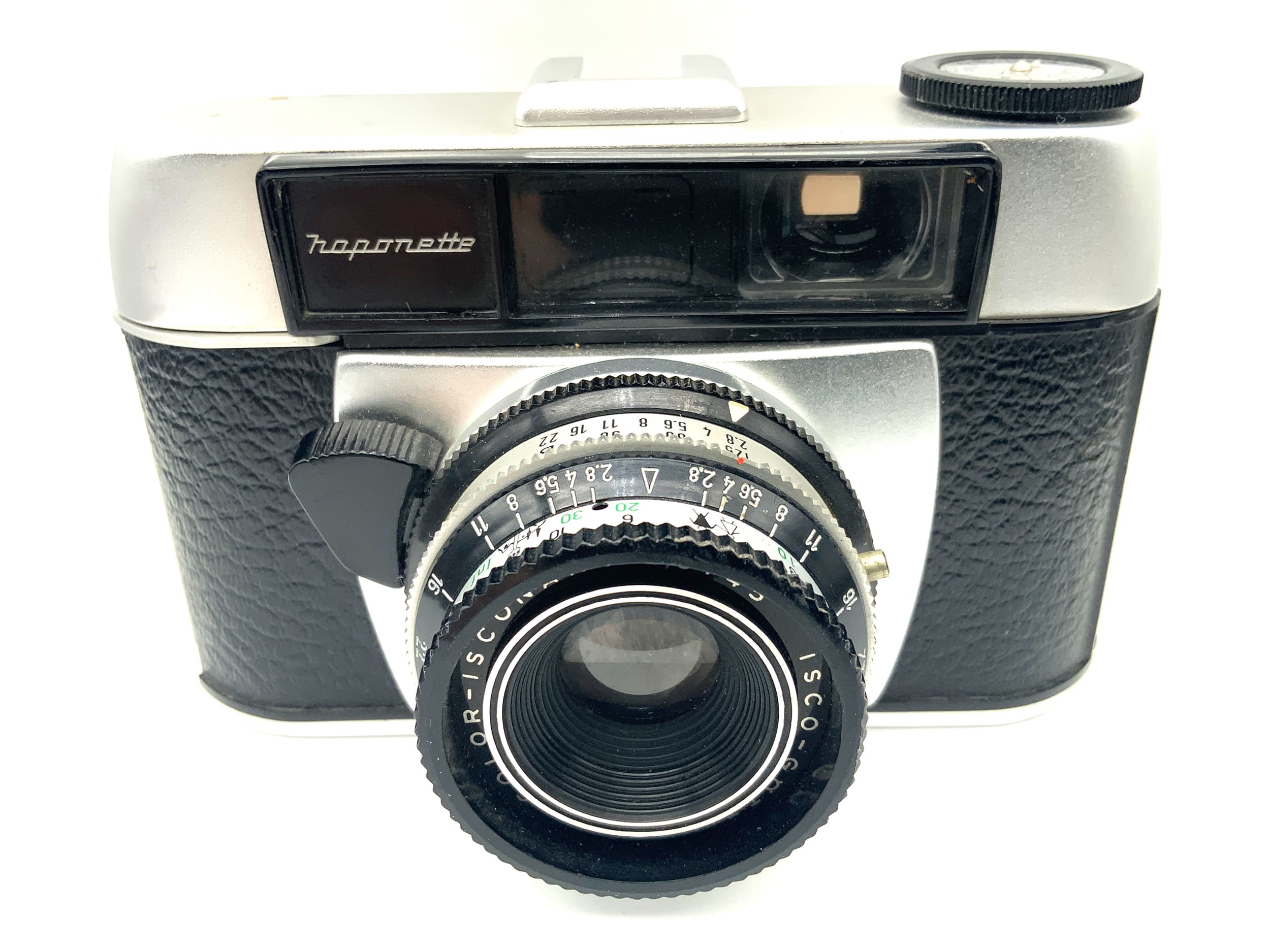 Hapo Haponette Sucherkamera mit Color-Isconar 45mm 1:2.8 Analogkamera