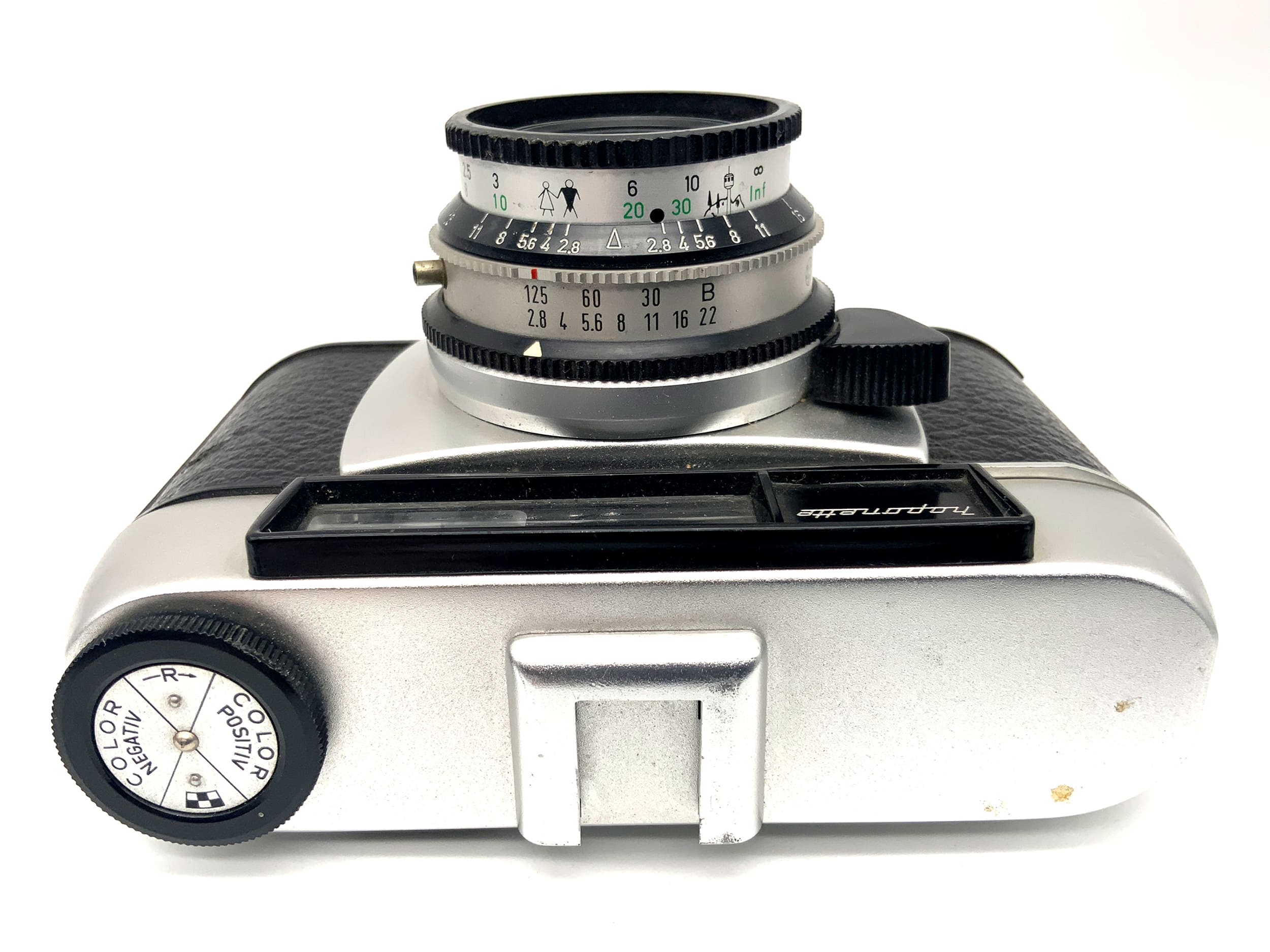 Hapo Haponette Sucherkamera mit Color-Isconar 45mm 1:2.8 Analogkamera