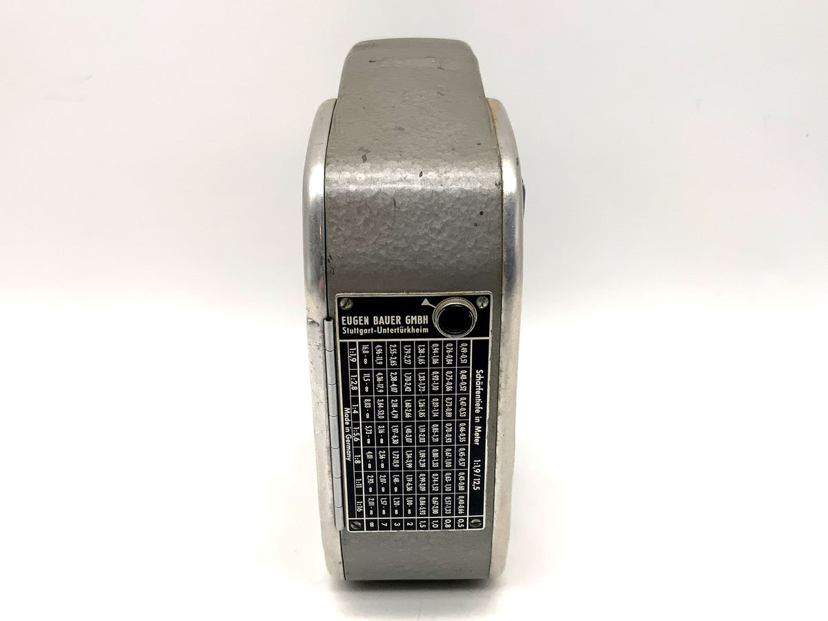 Bauer 88G Automatic film camera with Rodenstock Ronar 12.5mm 1:1.9 Super 8 lens