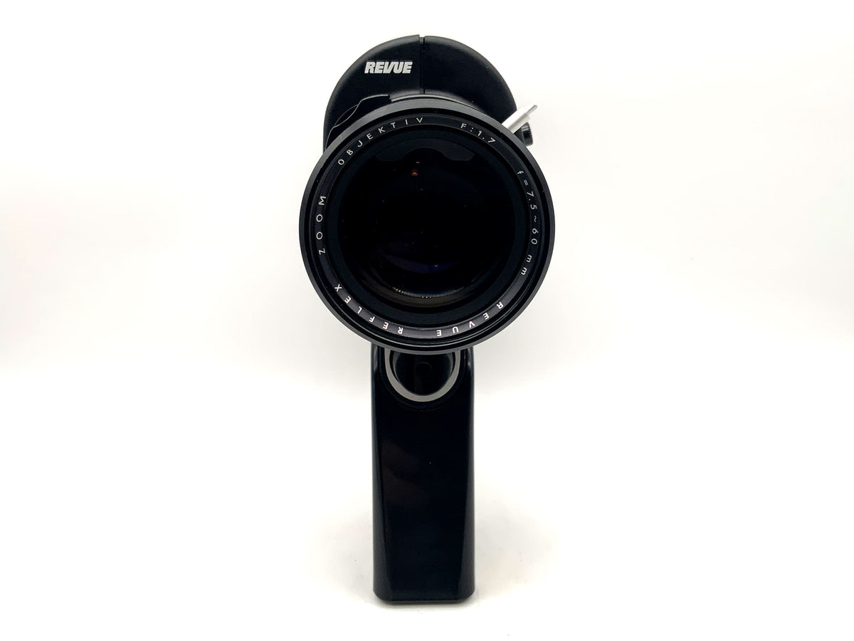 Revue Cockpit S/8 RM Filmkamera mit 7,5-60mm Super 8 Kamera movie camera