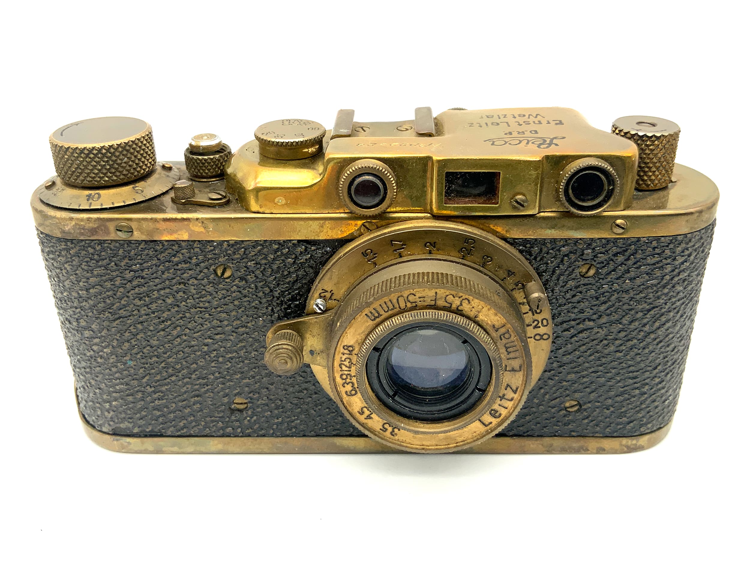 Leica IIIa USSR Nachbau Messsucherkamera mit Elmar 50mm 1:3.5 Analogkamera