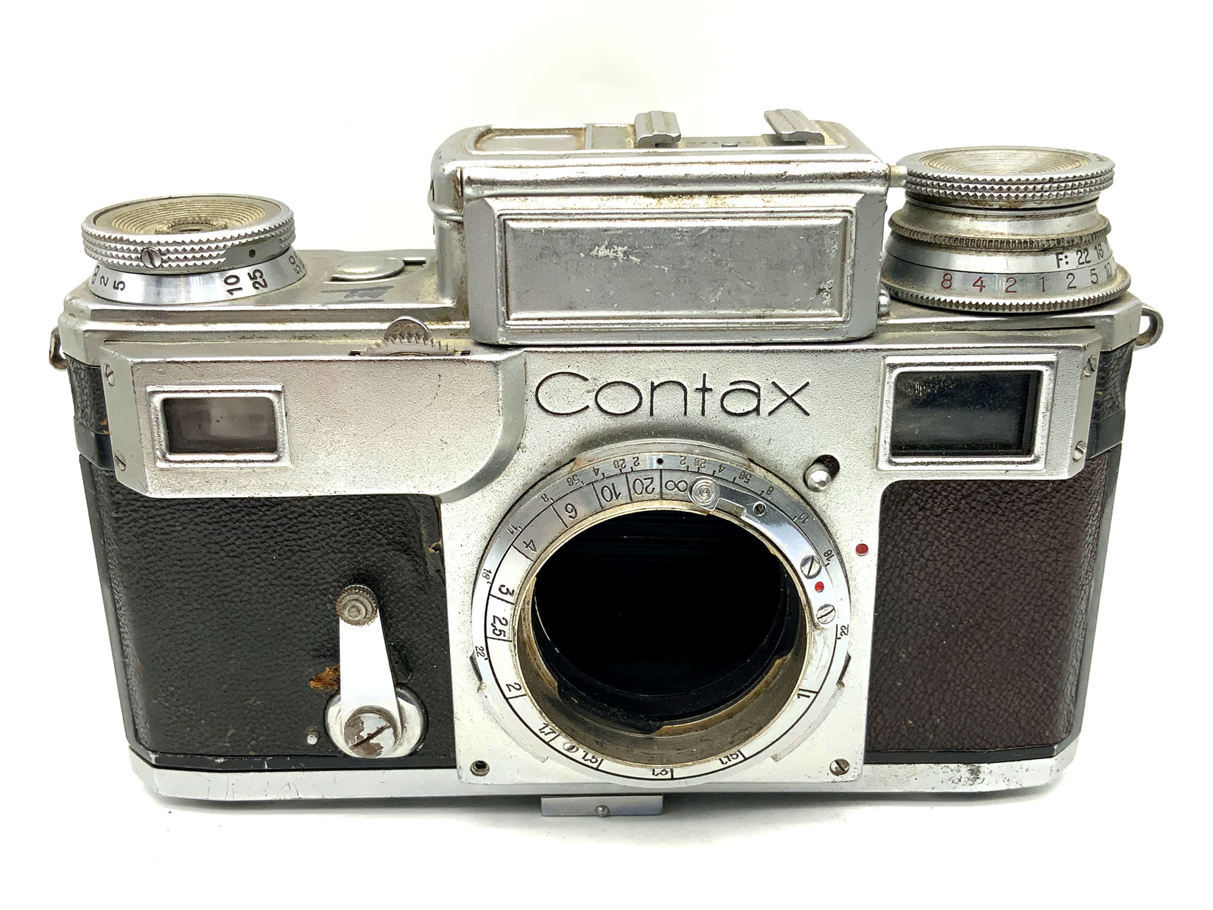 Contax III 544/24 Messsucherkamera mit Contax RF Kompaktkamera Analogkamera