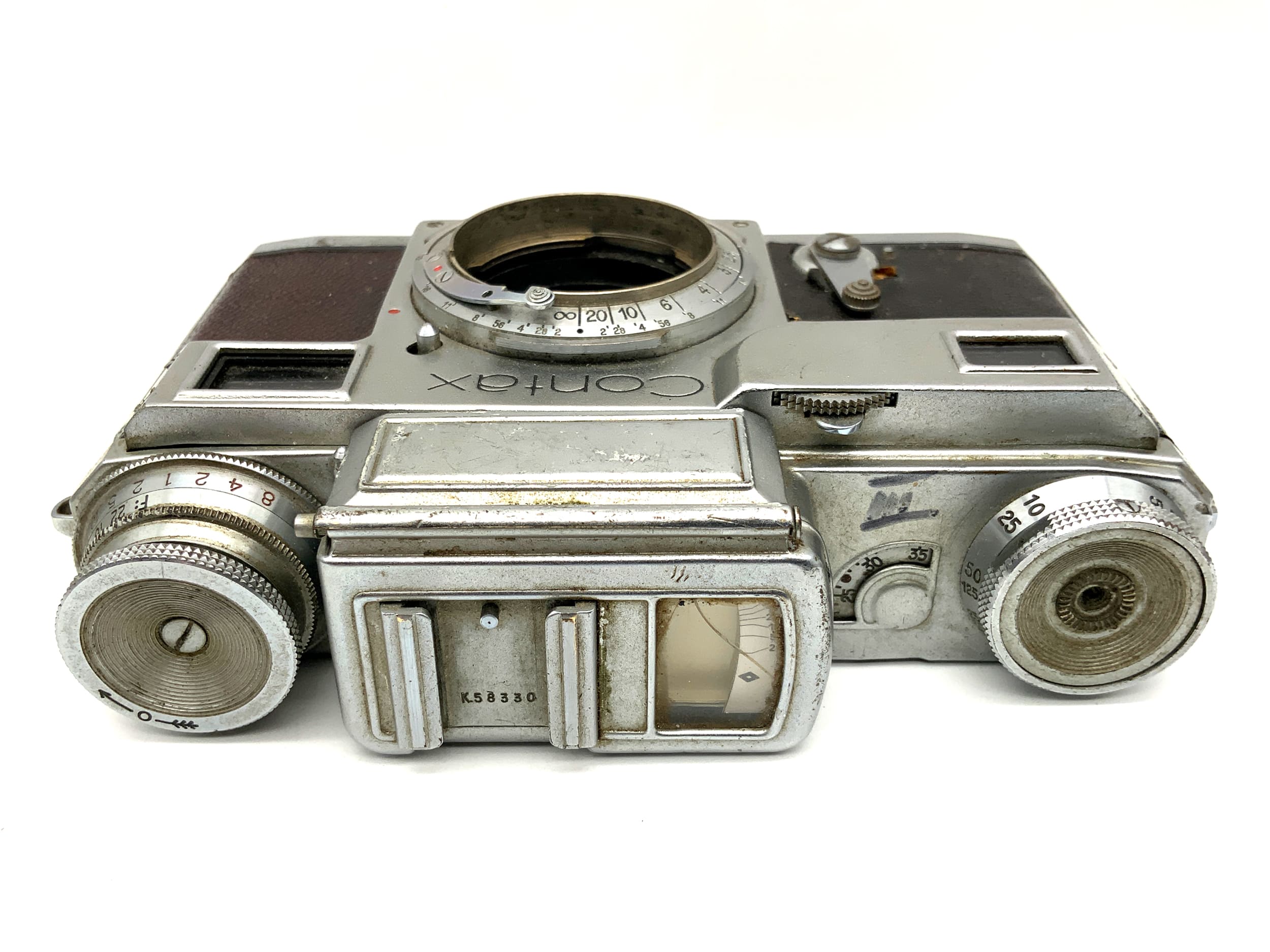 Contax III 544/24 Messsucherkamera mit Contax RF Kompaktkamera Analogkamera