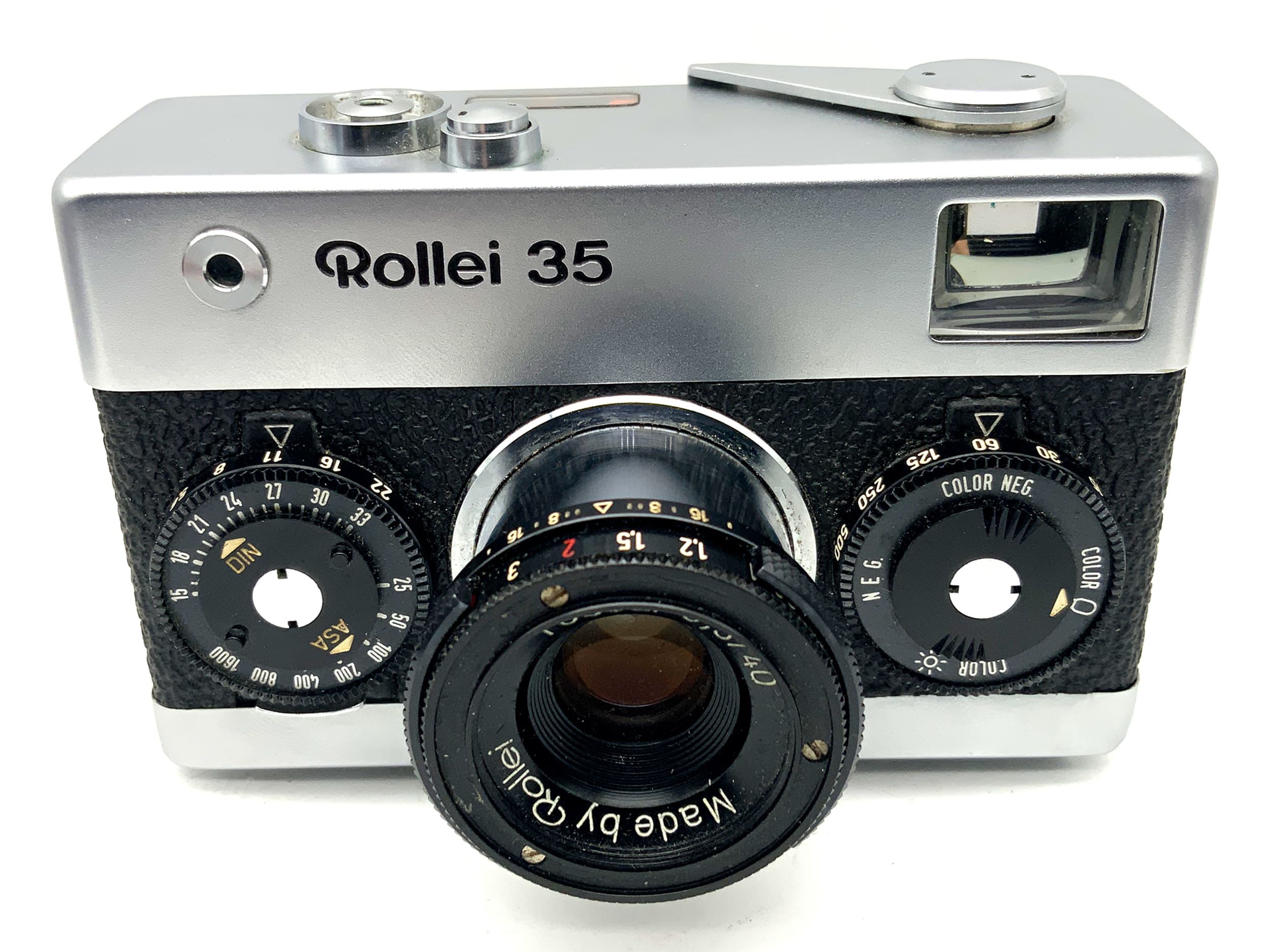 Rollei 35 Sucherkamera mit Carl Zeiss Tessar 40mm 1:3.5 Analogkamera