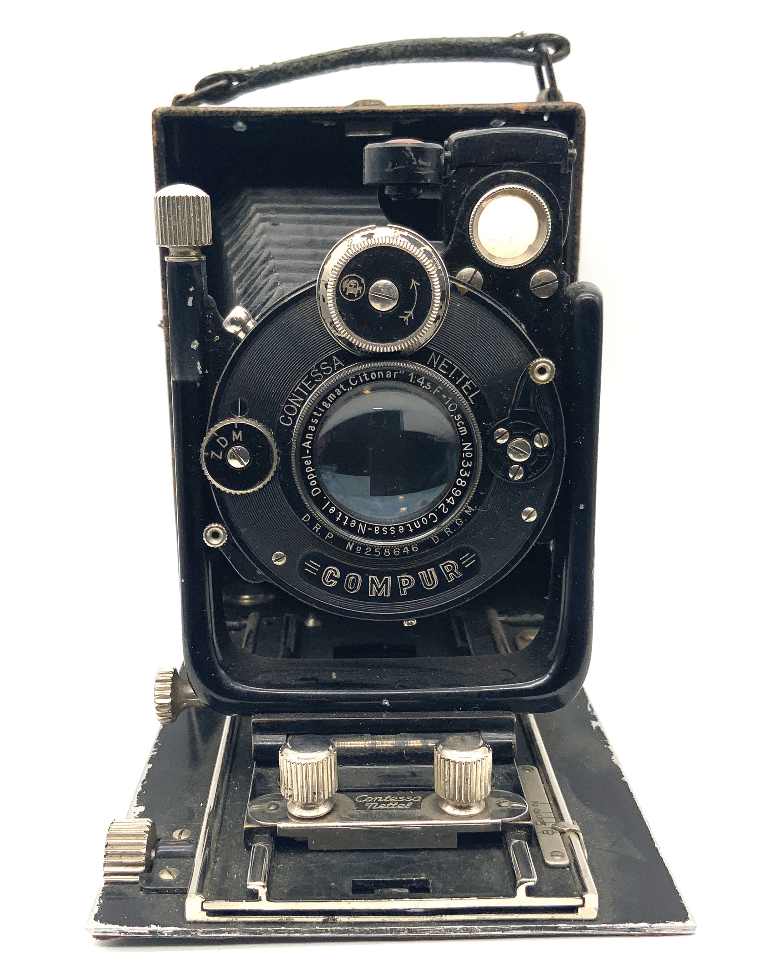 Contessa Nettel Adoro Plattenkamera mit Doppel Anastigmat Citonar 10,5cm 1:4.5