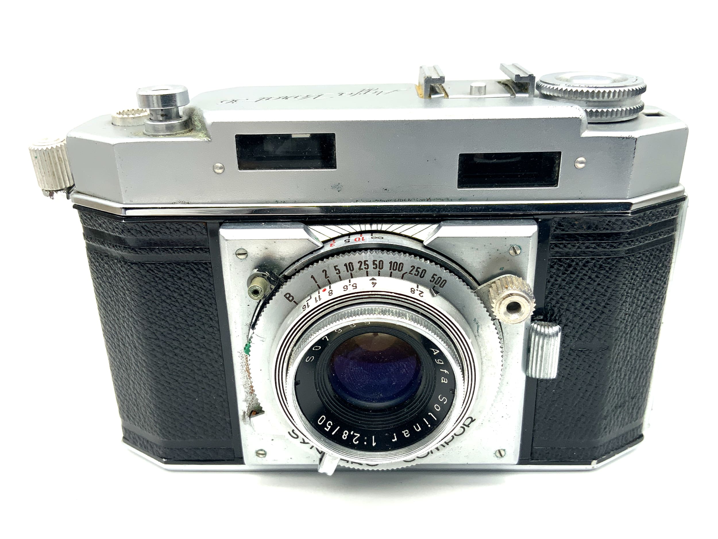 Agfa Karat 36 Klappkamera mit Solinar 50mm 1:2,8 Analogkamera