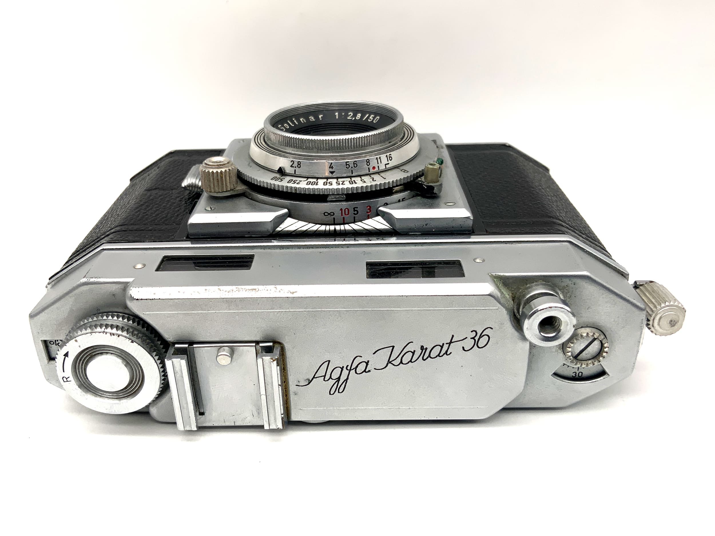 Agfa Karat 36 Klappkamera mit Solinar 50mm 1:2,8 Analogkamera