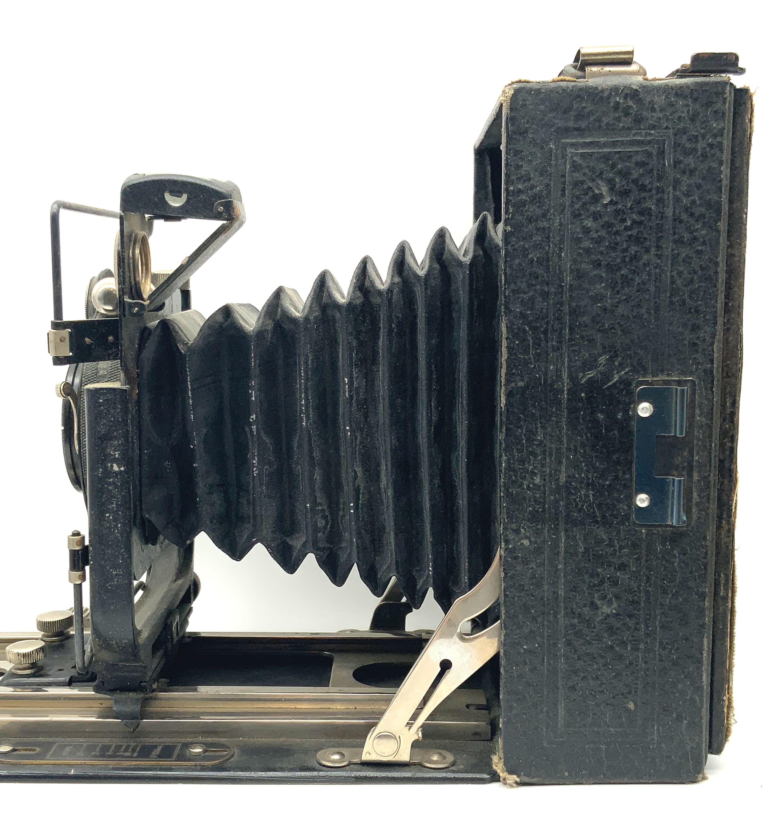 Pomokop No1 Plattenkamera mit Steinheil Doppelanastigmat Unofokal 13,5cm 1:4.5