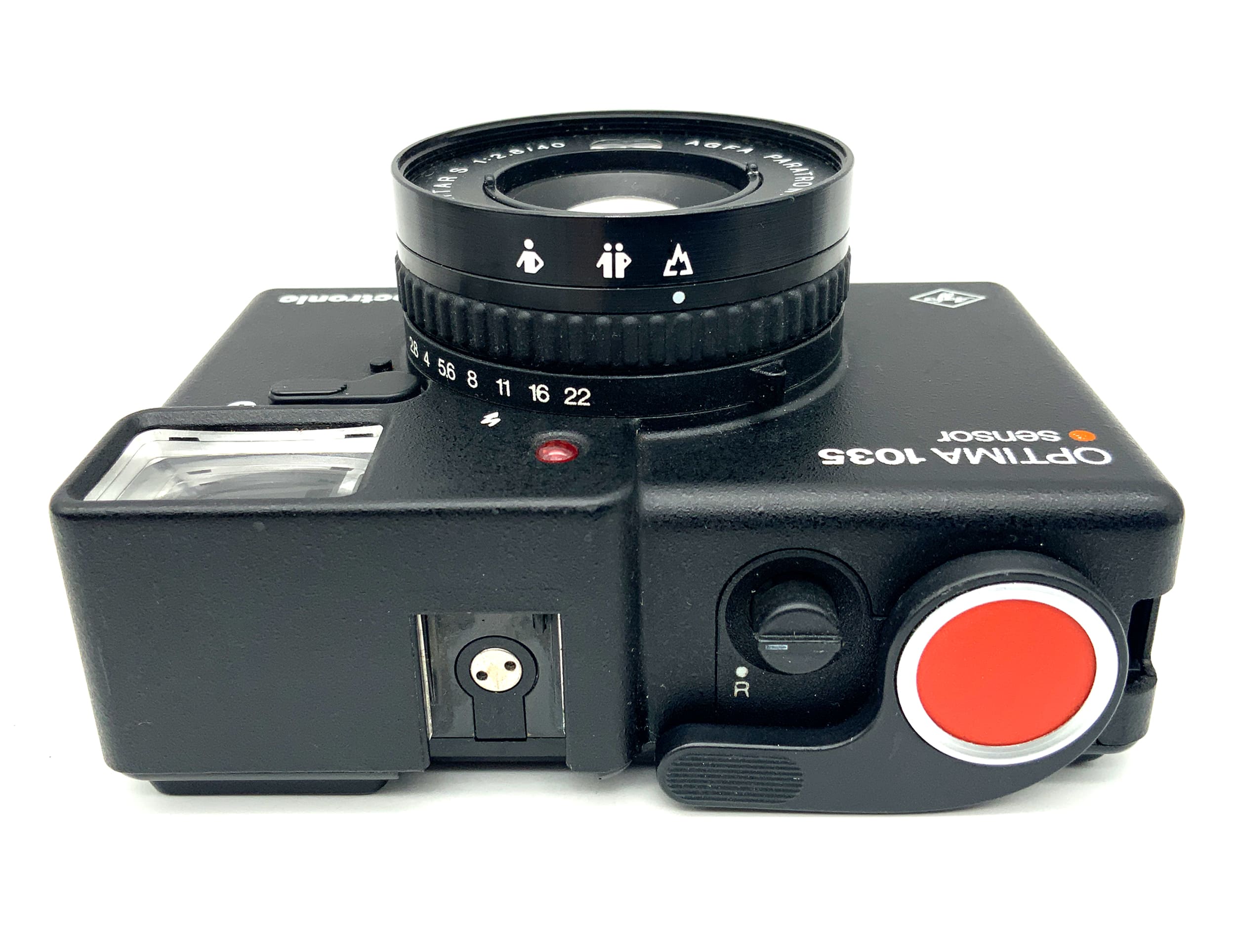 Agfa Optima 1035 Sensor Sucherkamera mit Solitar S 40mm 1:2,8 Analogkamera