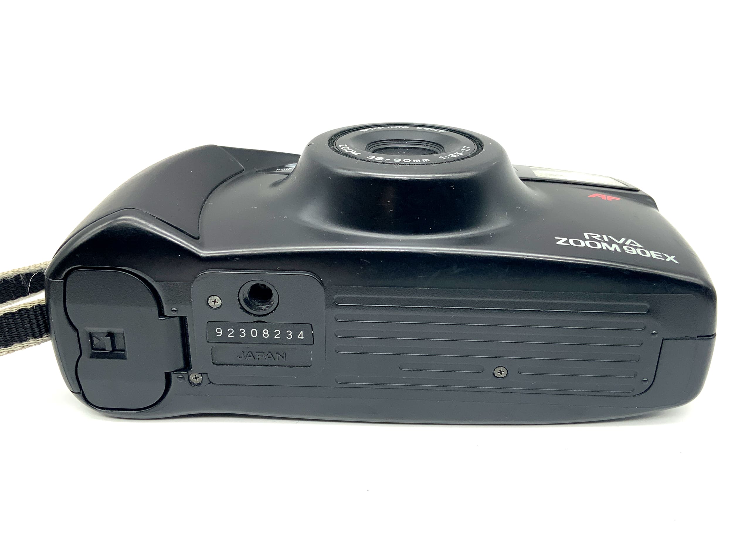 Minolta Riva Zoom 90 EX Point&Shoot mit 1:3,5-7,7 f=38-90mm Analogkamera