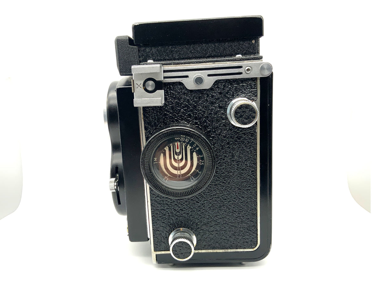 Reuve(Seagull) 6x6 TLR mit Haiou SA-85 75mm 1:3.5 Zweiäugige Analogkamera