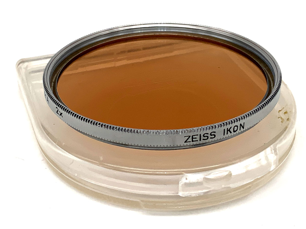 Filtre de couleur Zeiss Ikon S 49 Ikolor A 2x -1 dans son étui, filtre circulaire de 49 mm