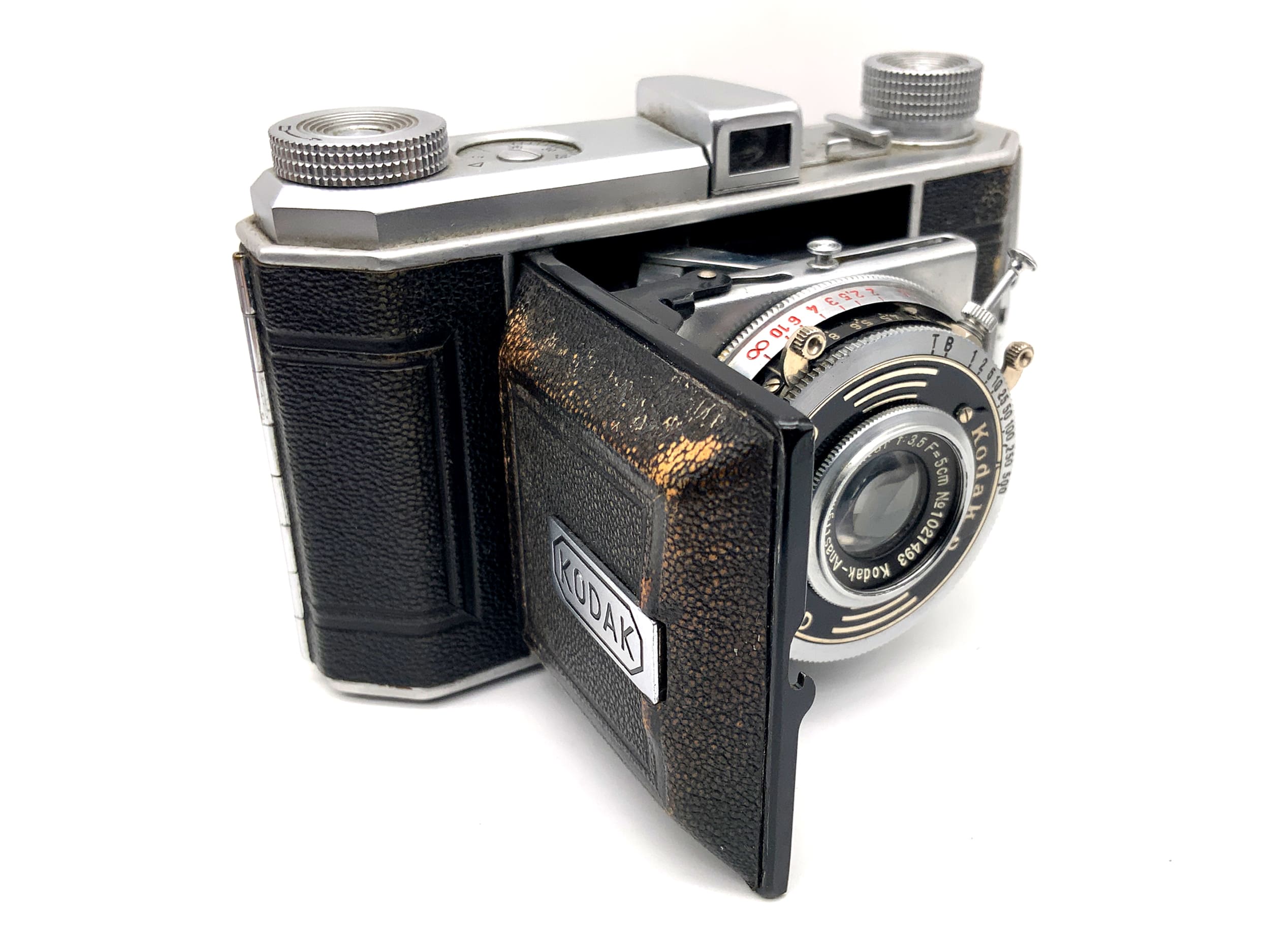 Kodak Retina Klappkamera mit Ektar f:3,5 F=5cm Compur-Rapid Analogkamera