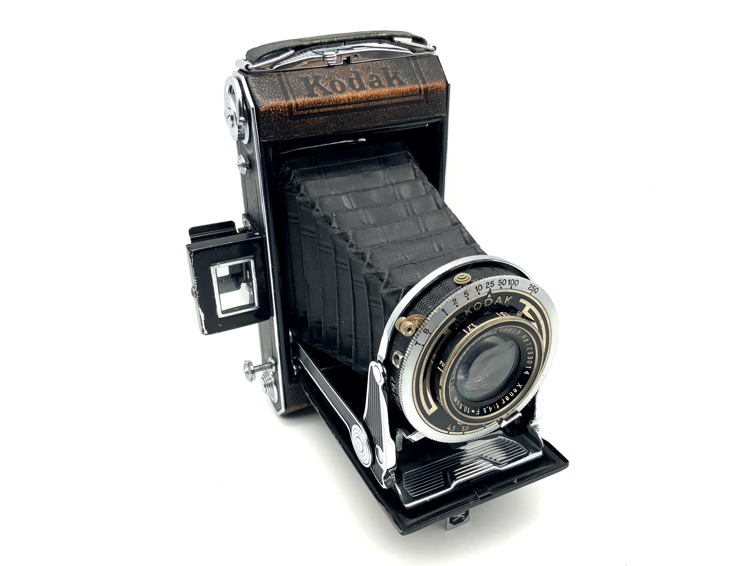 Kodak Vollenda 620 Klappkamera mit Schneider Kreuznach Xenar f:4,5 F=10,5cm 6x9