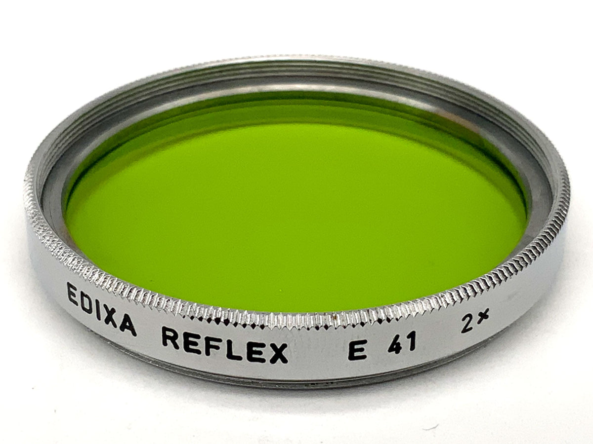 Filtre de couleur Edixa Reflex E 41, 2 filtres verts, filetage circulaire de 41 mm