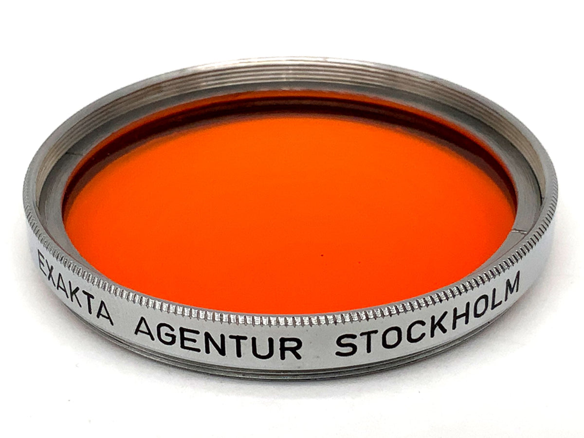 Filtre de couleur Exakta 45x0,5, filtre orange, filetage circulaire de 45 mm