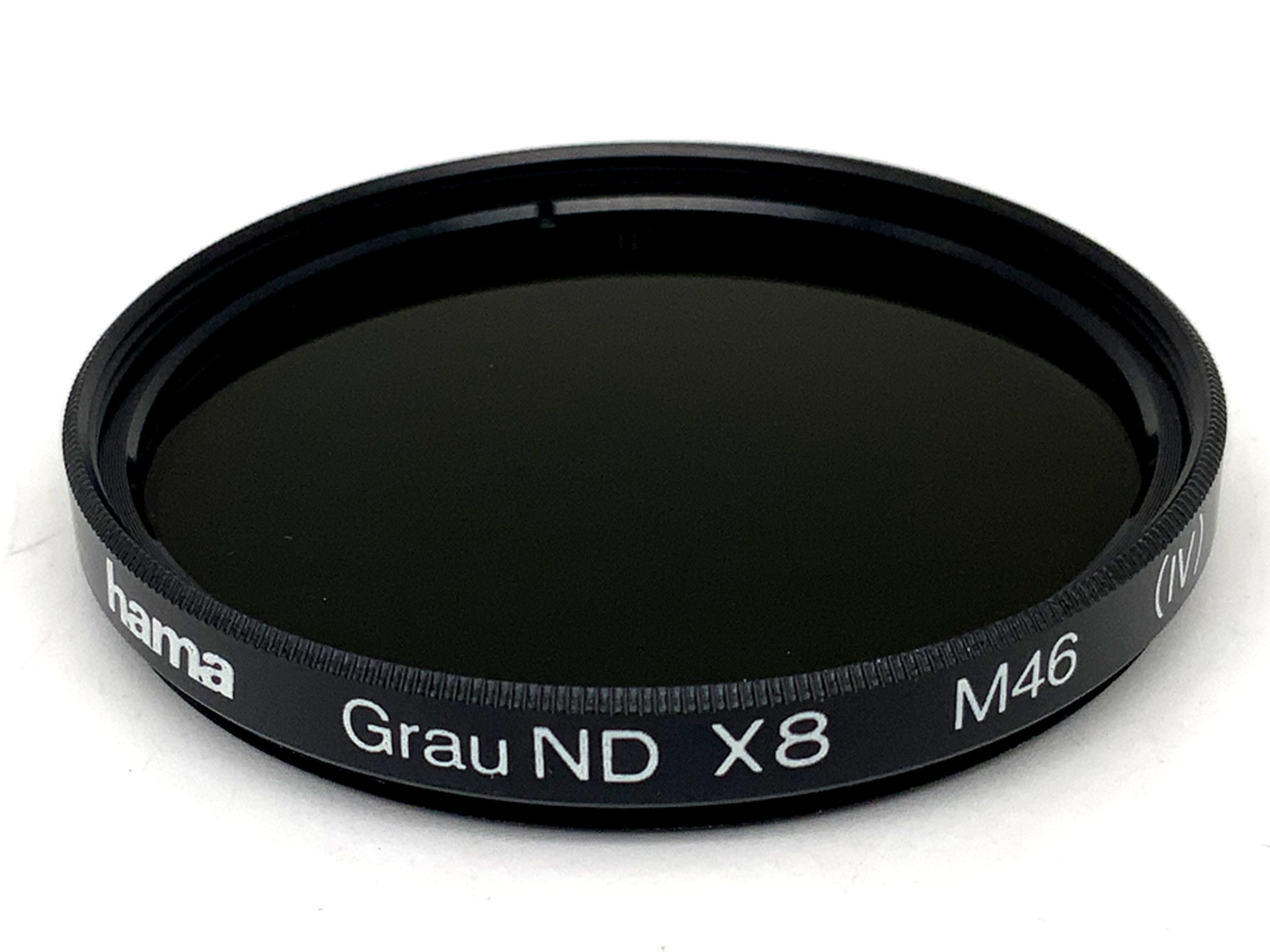 Hama Graufilter Grau ND X8 M46 (IV) Filter 46mm Kreisförmig Filtergewinde