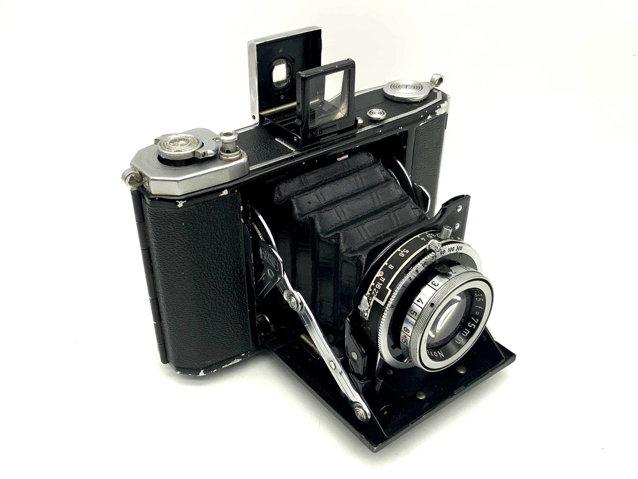 Zeiss Ikon Ikonta 521/16 Klappkamera Novar-Anastigmat 1:4,5 f=7,5cm Prontor S