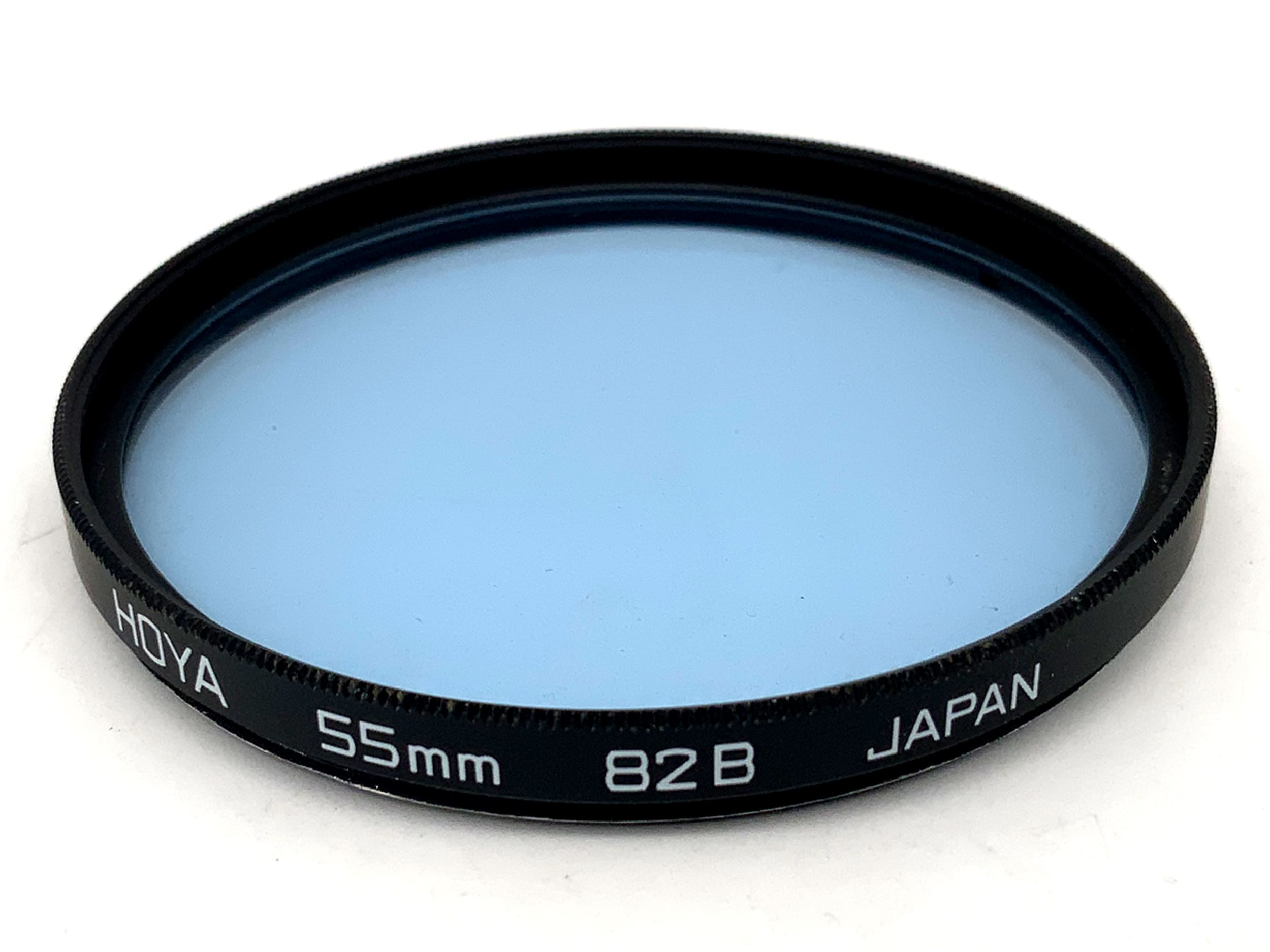 Hoya Farbfilter 82B hell blau light blue Filter 55mm Kreisförmig Filtergewinde