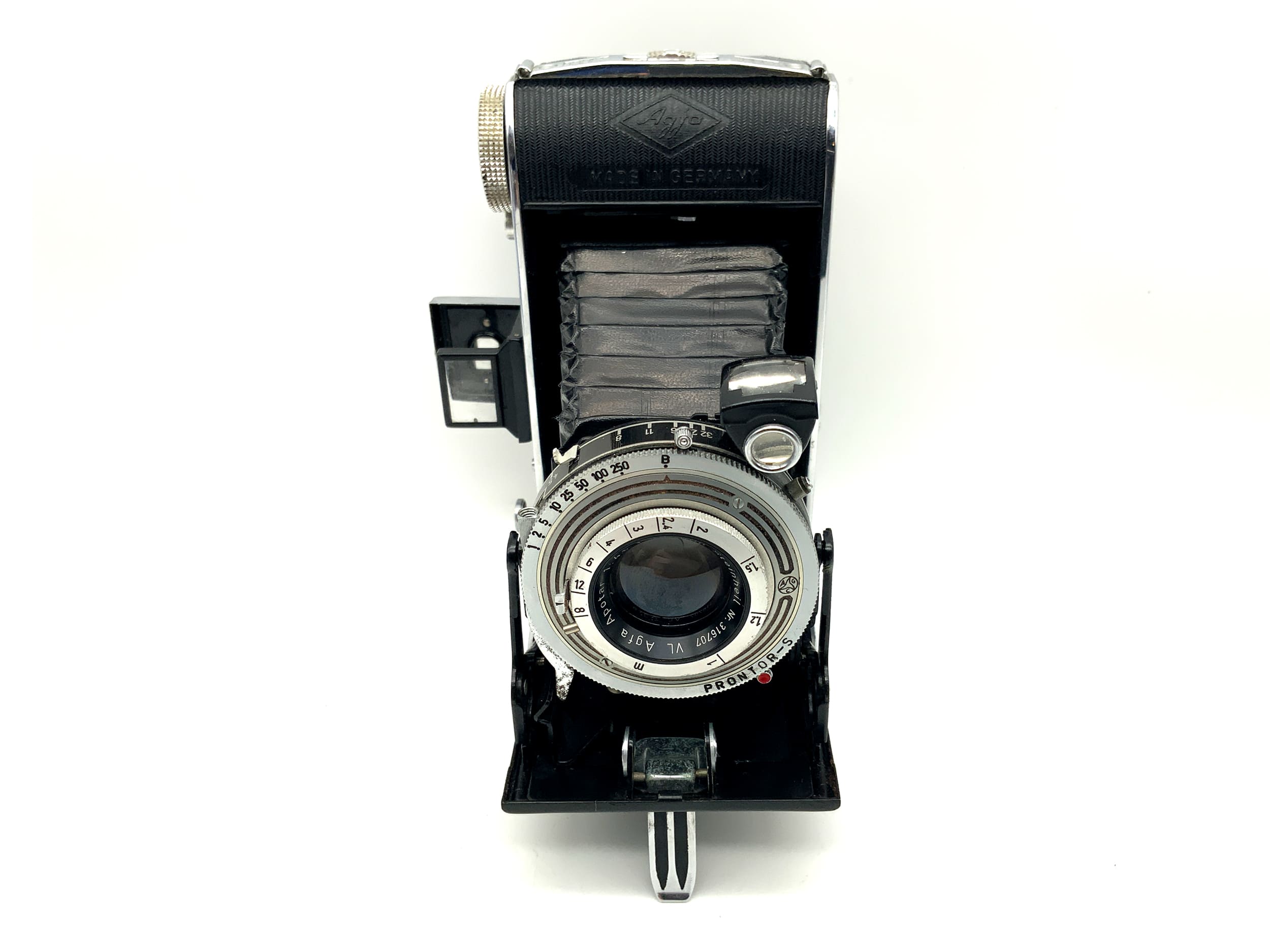 Agfa Billy Record Klappkamera mit Steinheil Apotar 1:4,5 f=105mm Prontor-S