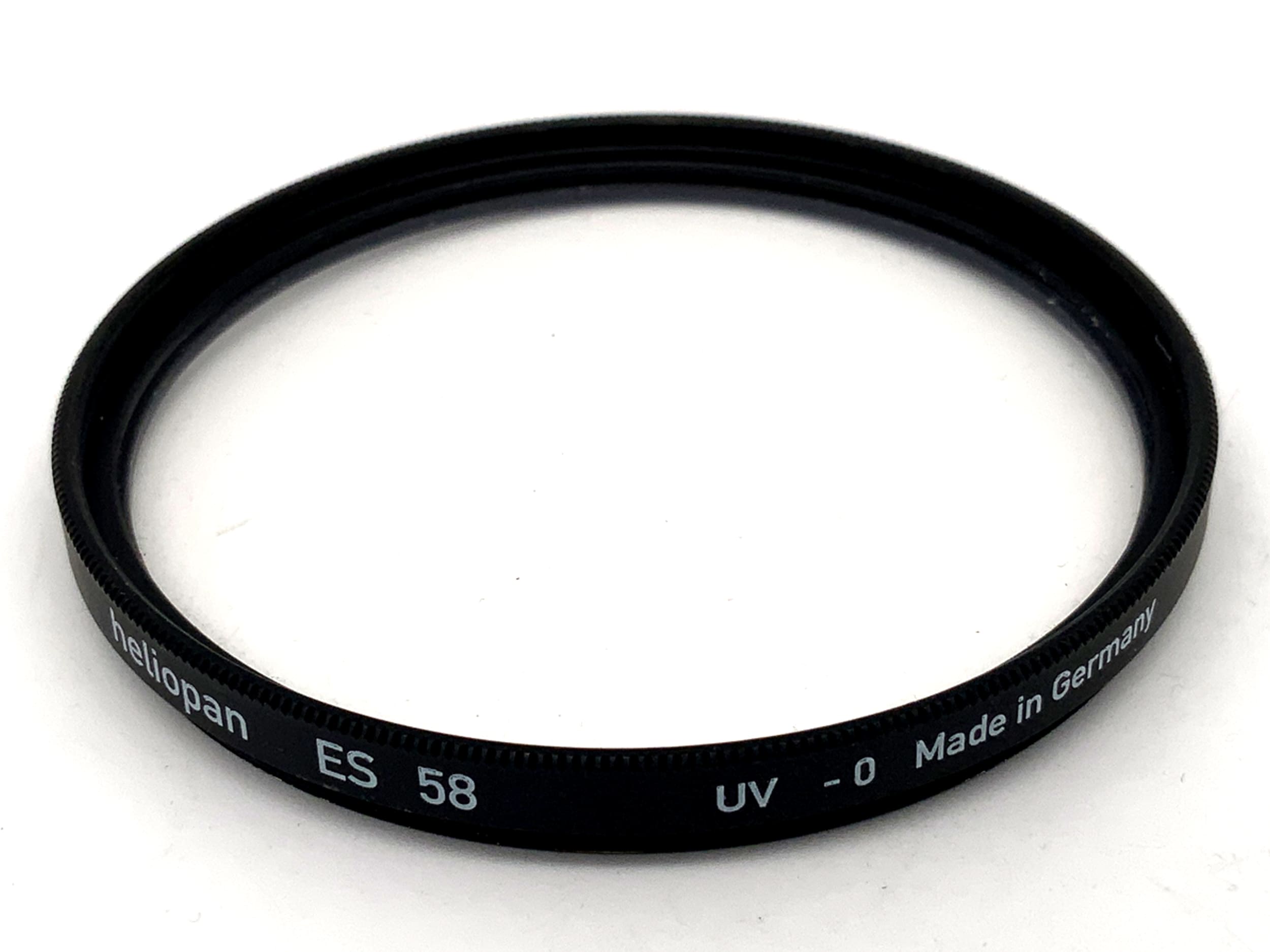 Heliopan UV ES 58 -0 Filter 58mm Kreisförmig Filtergewinde