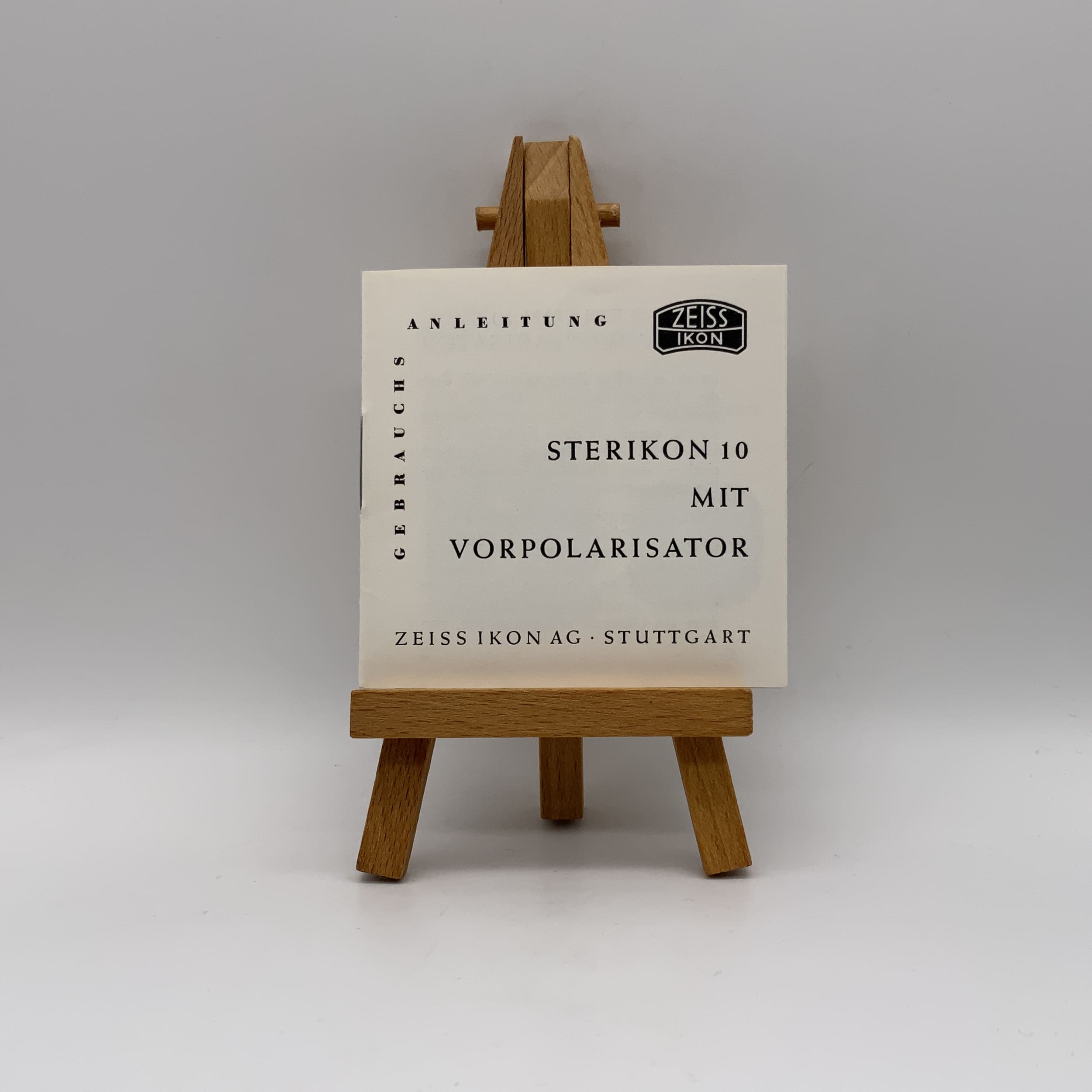Zeiss Ikon Sterikon 10 mit Vorpolarisation Bedienungsanleitung Deutsch