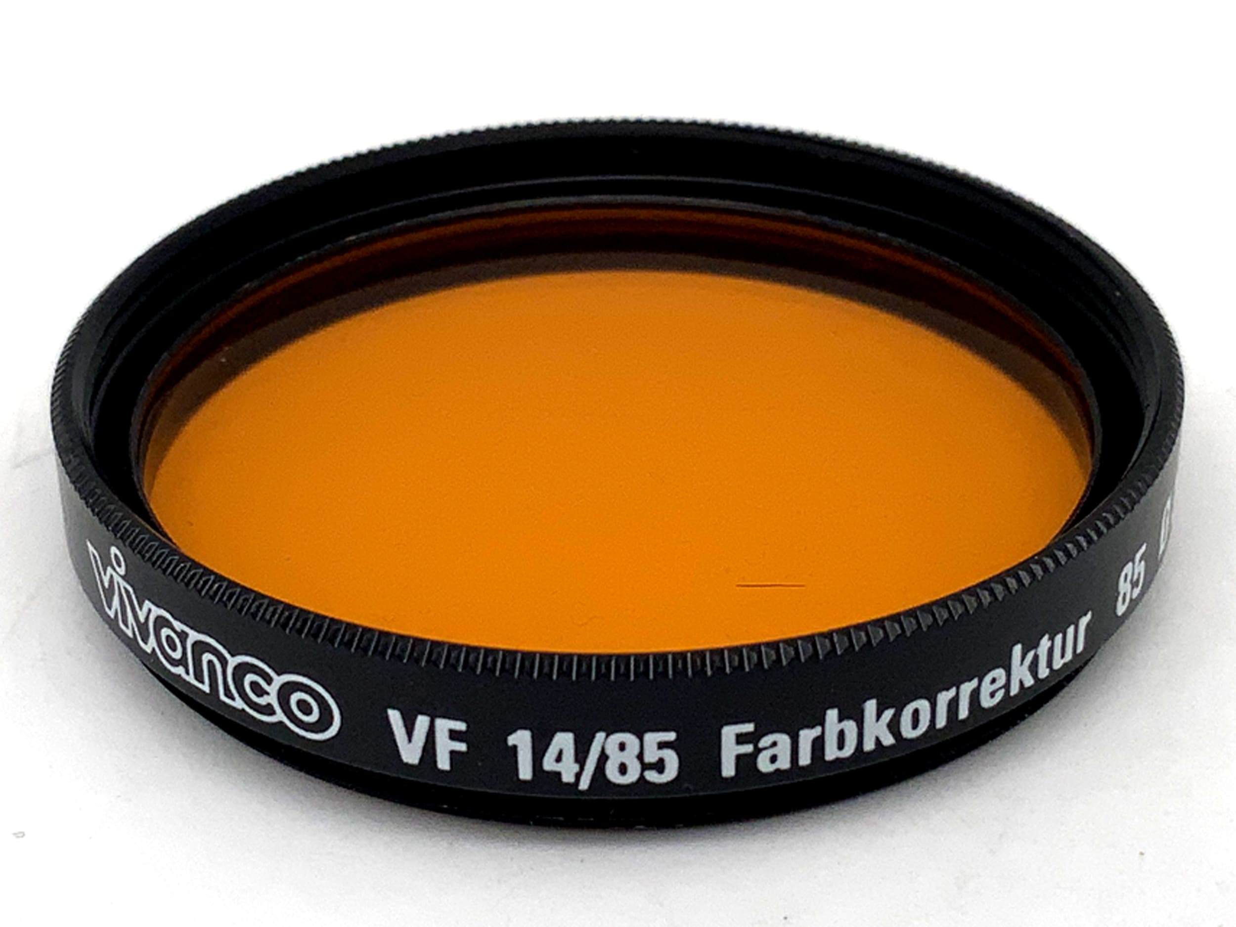 Vivanco Farbfilter VF 14/85 Farbkorrektur 85 Filter 37mm Kreisförmig