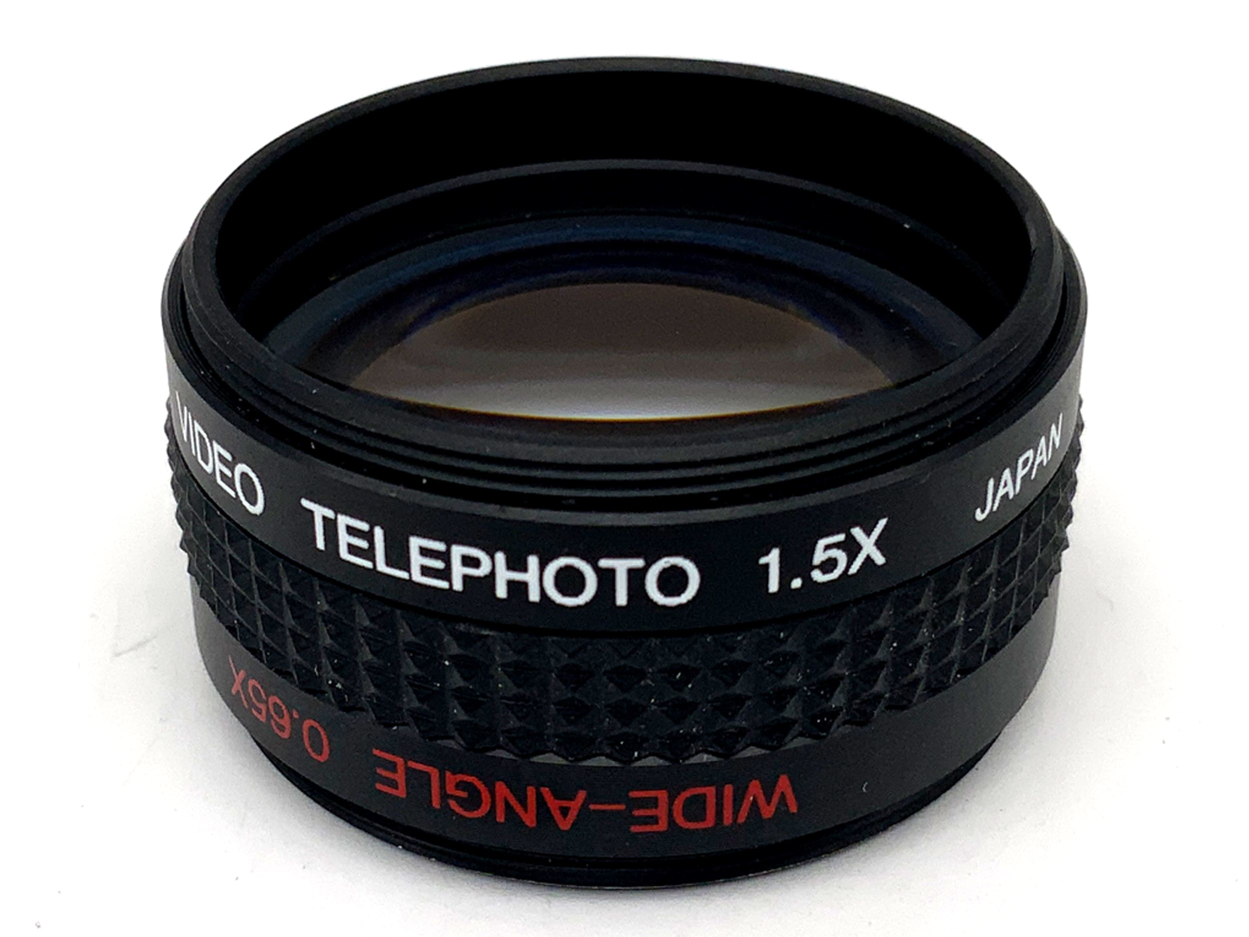 Vorsatz Converter Video Telephoto 1.5x+Wide-Angle 0.65x Filter 37mm