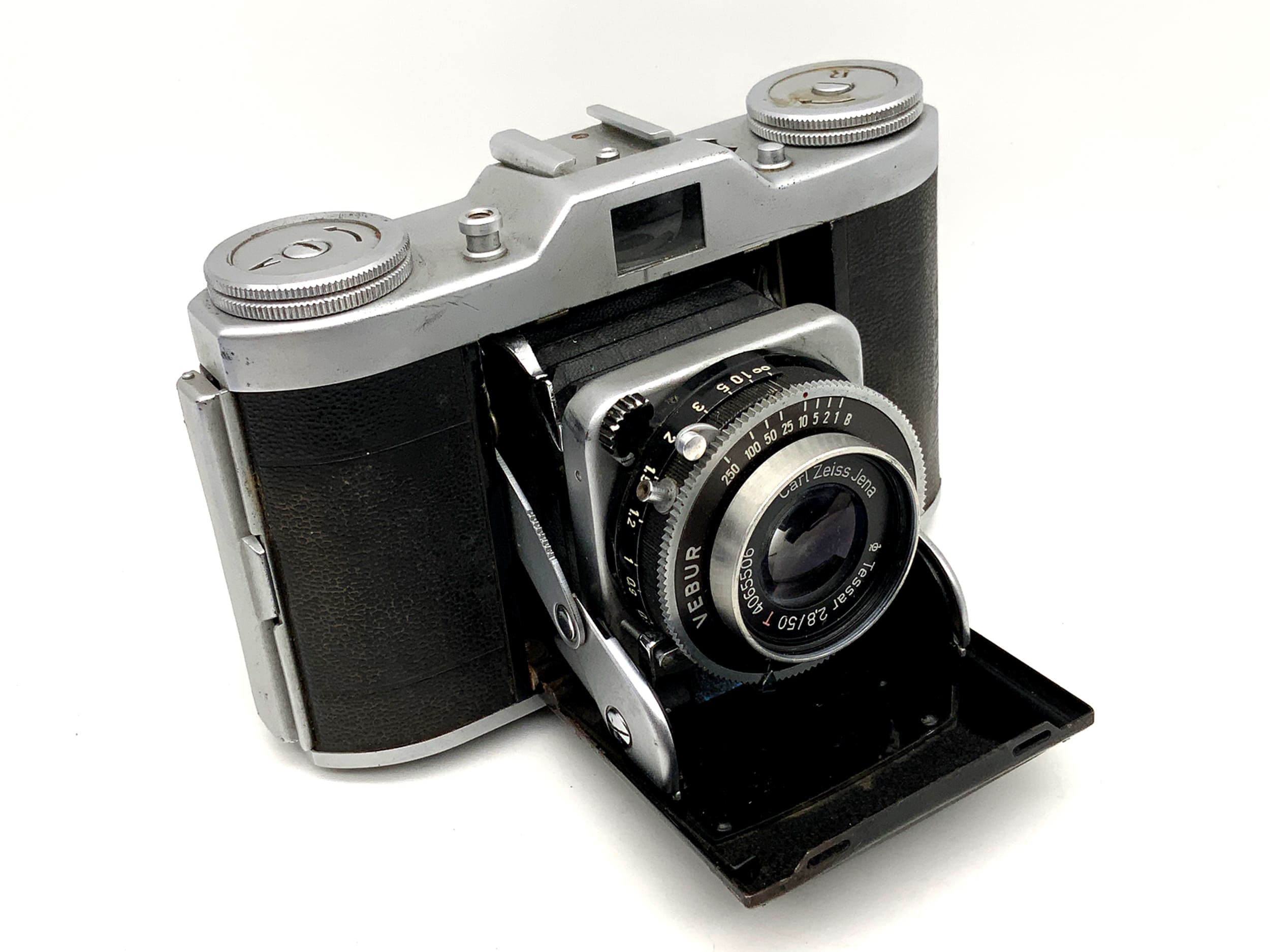 Balda Beltica Klappkamera mit Carl Zeiss Tessar 1:2,8 50mm red T Analogkamera