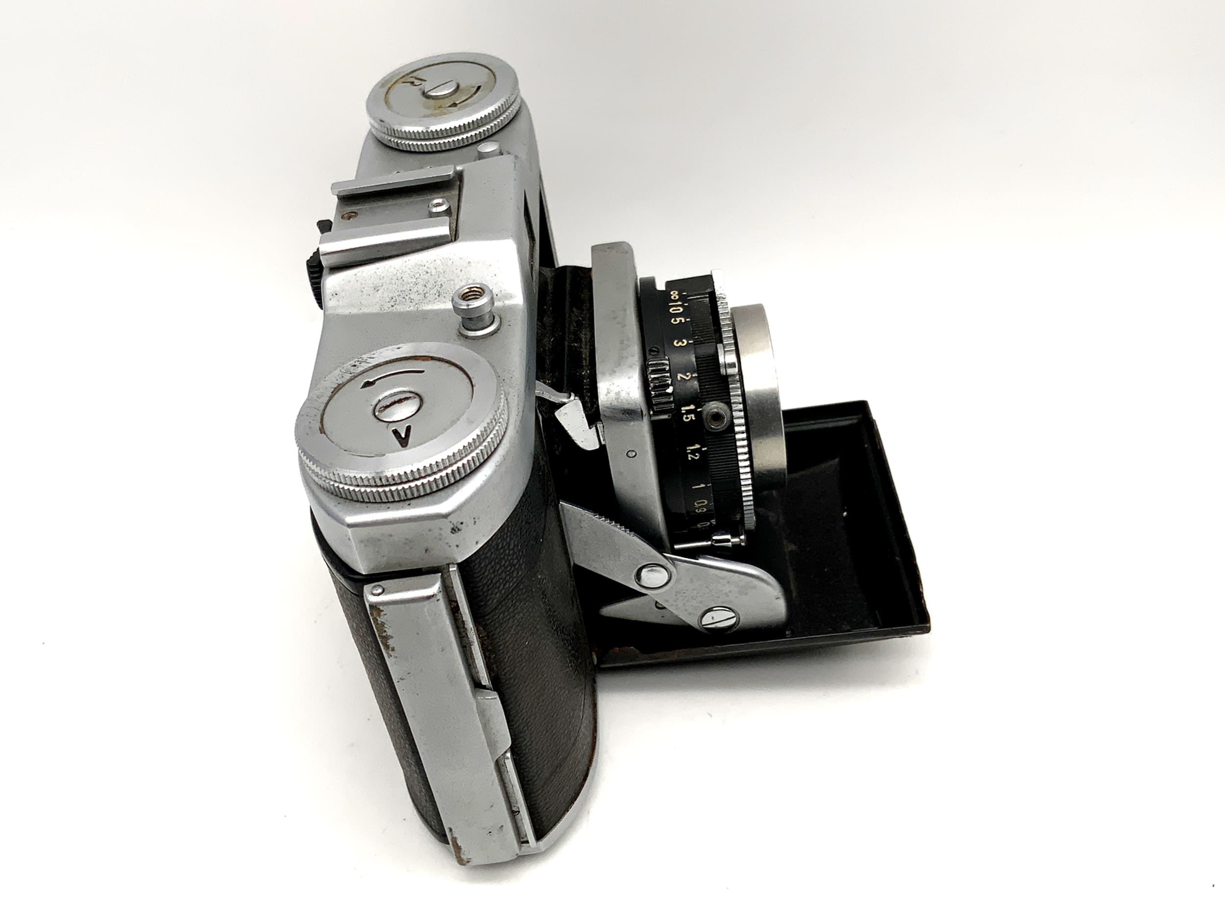 Balda Beltica Klappkamera mit Carl Zeiss Tessar 1:2,8 50mm red T Analogkamera