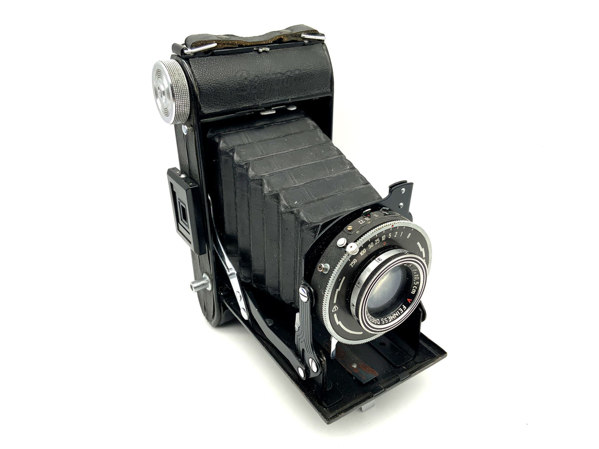 Belca Belfoca folding camera with Feinmess Dresden Bonotar 1:4.5 f=10.5cm Temporary