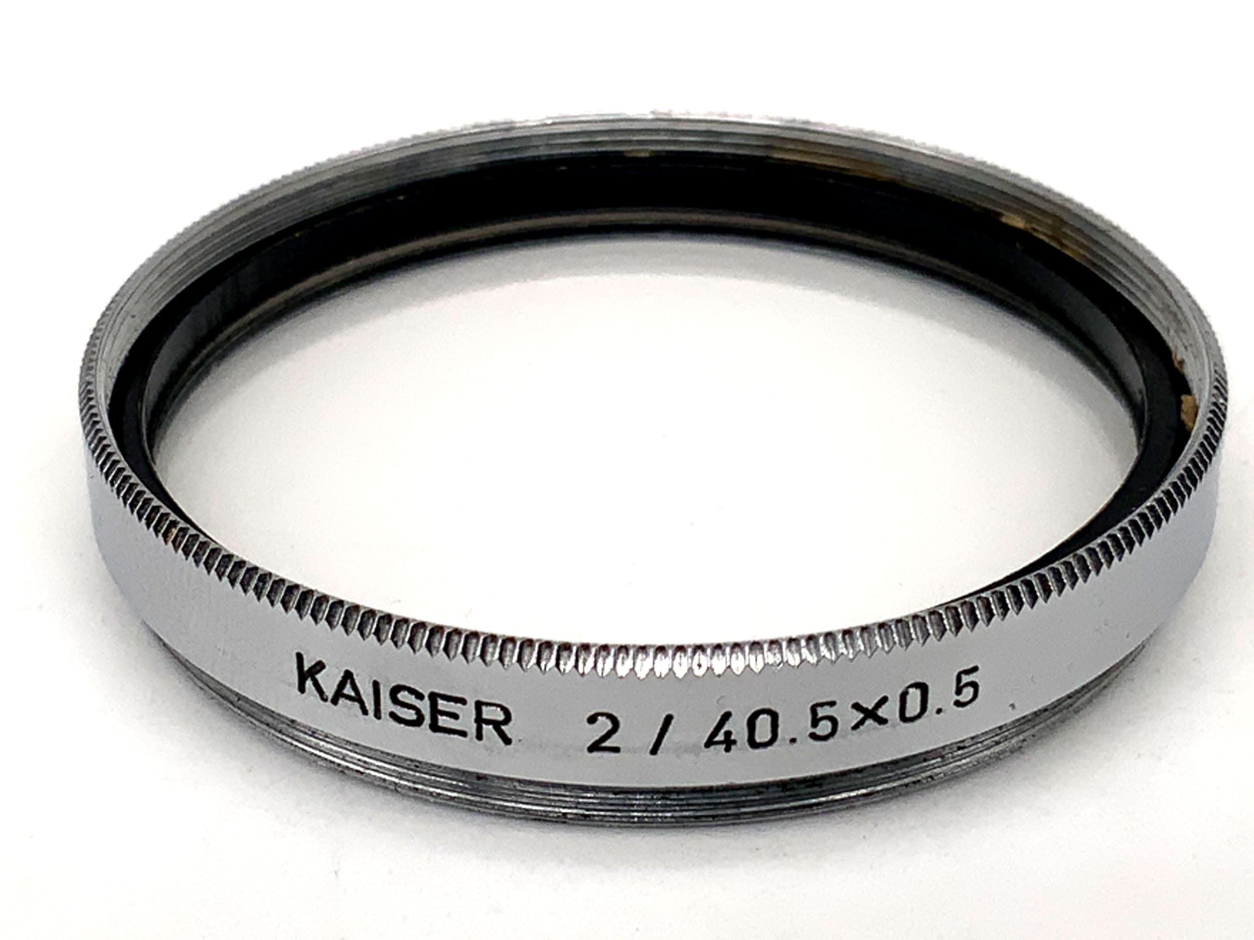 Kaiser Nahlinse 2/40.5x0.5 Filter 40,5mm Kreisförmig Filtergewinde