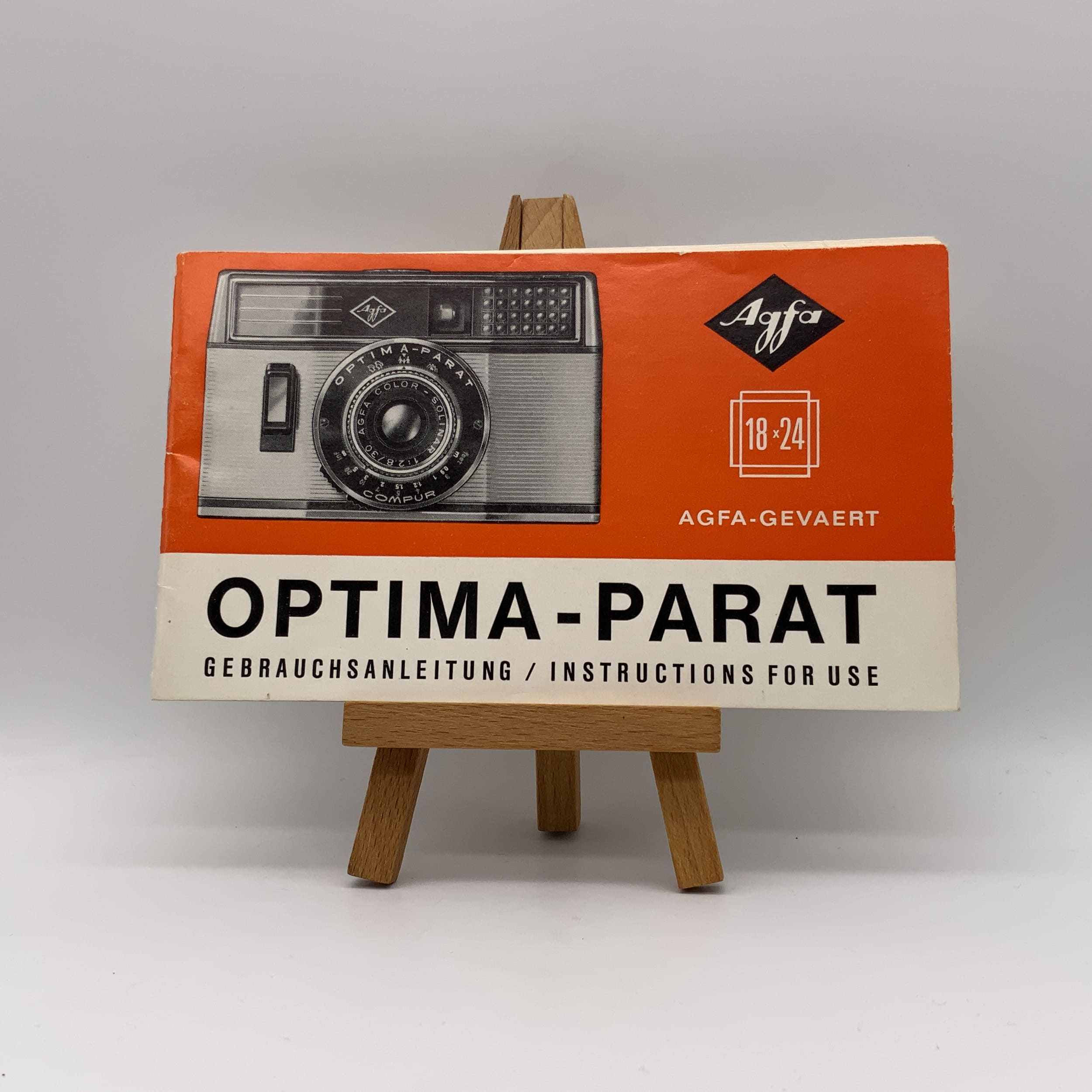 Agfa Optima-Parat 18x24 Agfa-Gevaret Bedienungsanleitung Deutsch