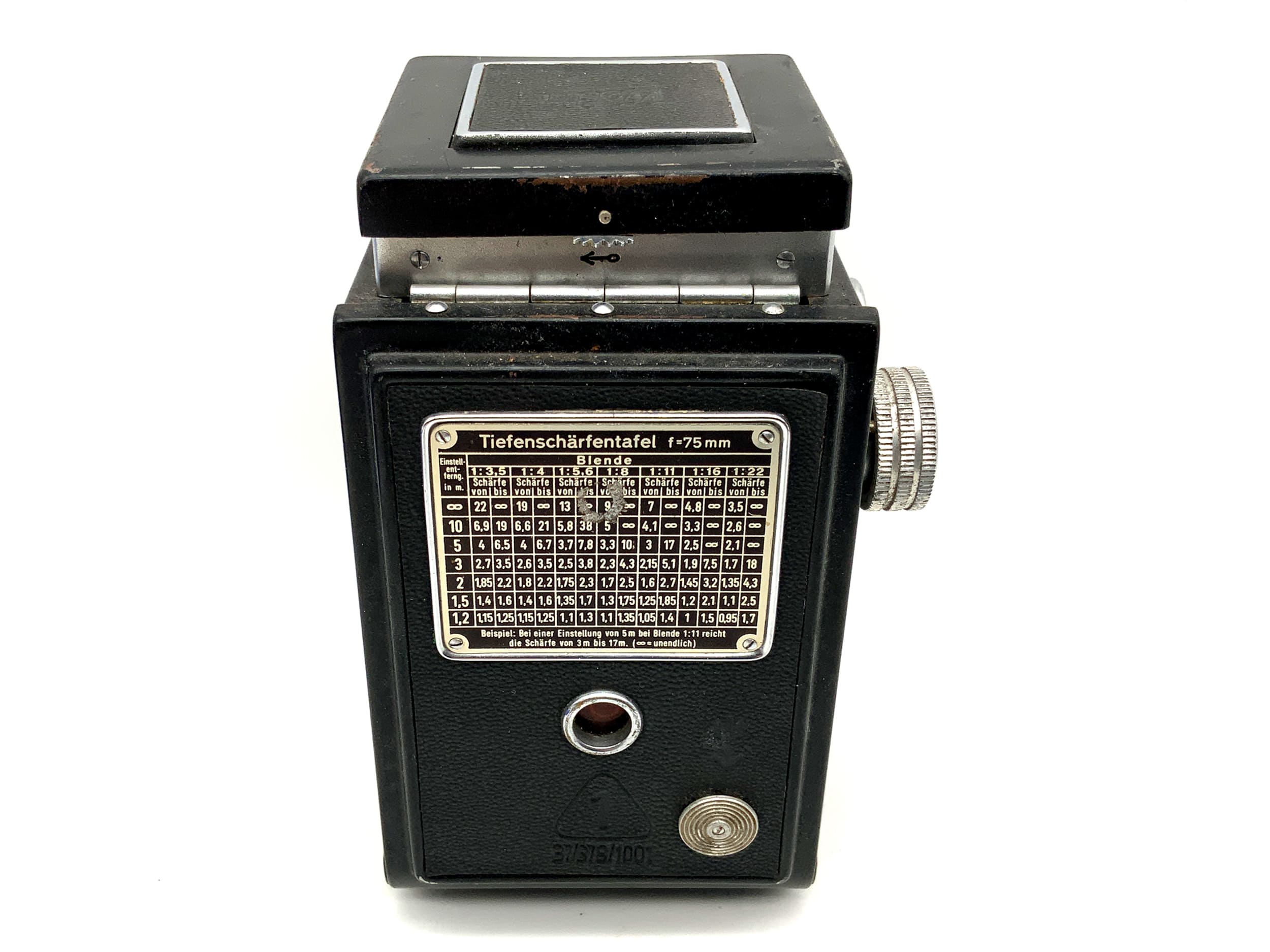 Welta Reflekta II TLR mit E. Ludwig Meritar 1:3,5 f=75mm Vebur zweiäugig